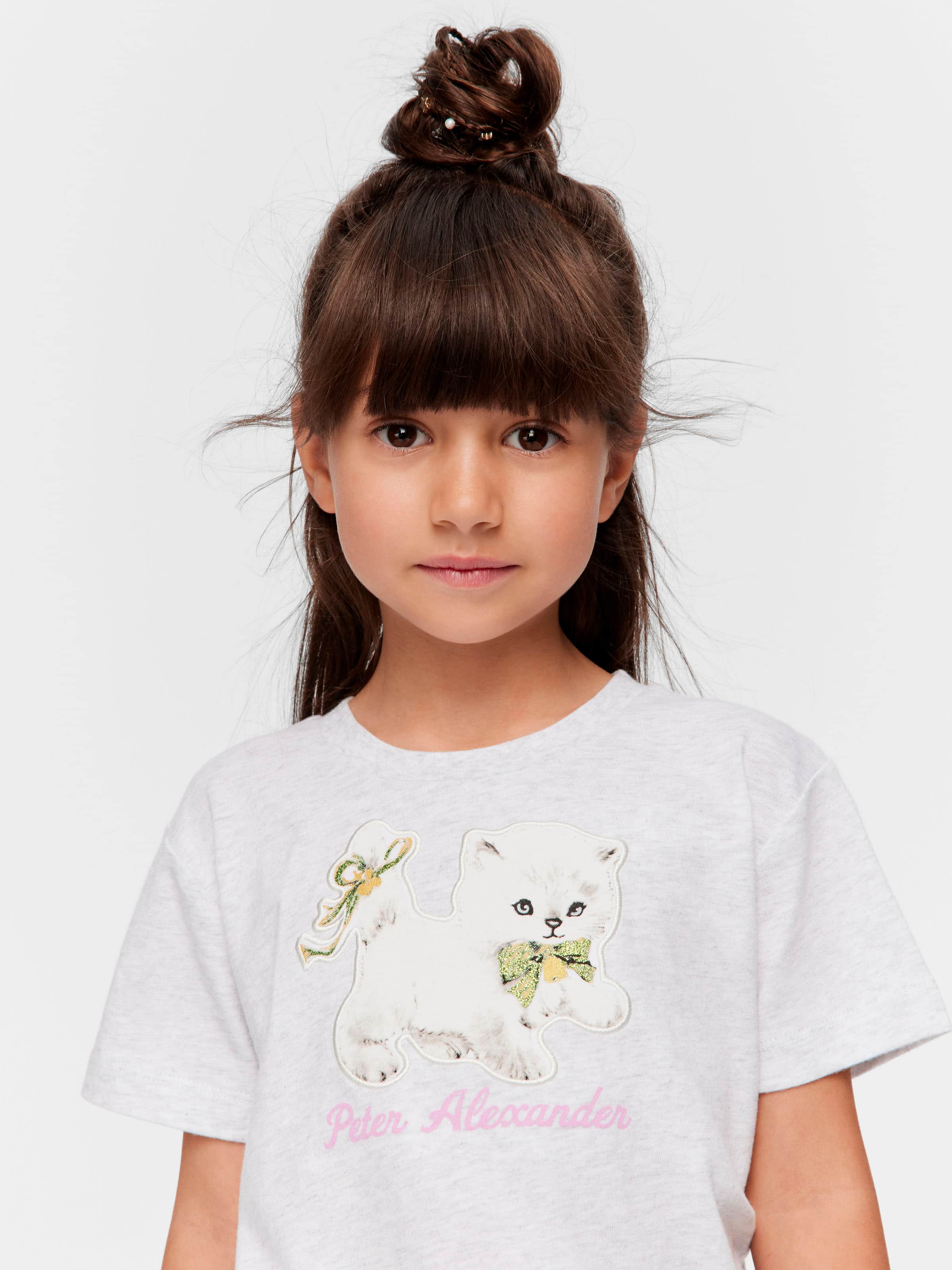Jnr Girls Christmas Kitty Pj Set