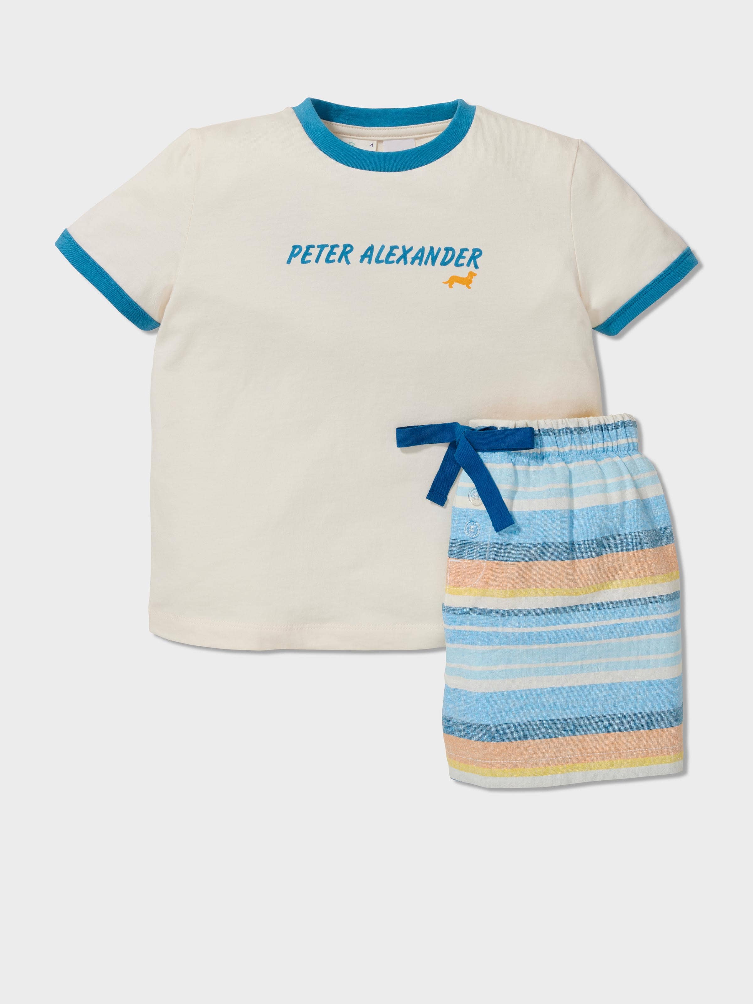 Jnr Boys Surf Stripe Pj Set