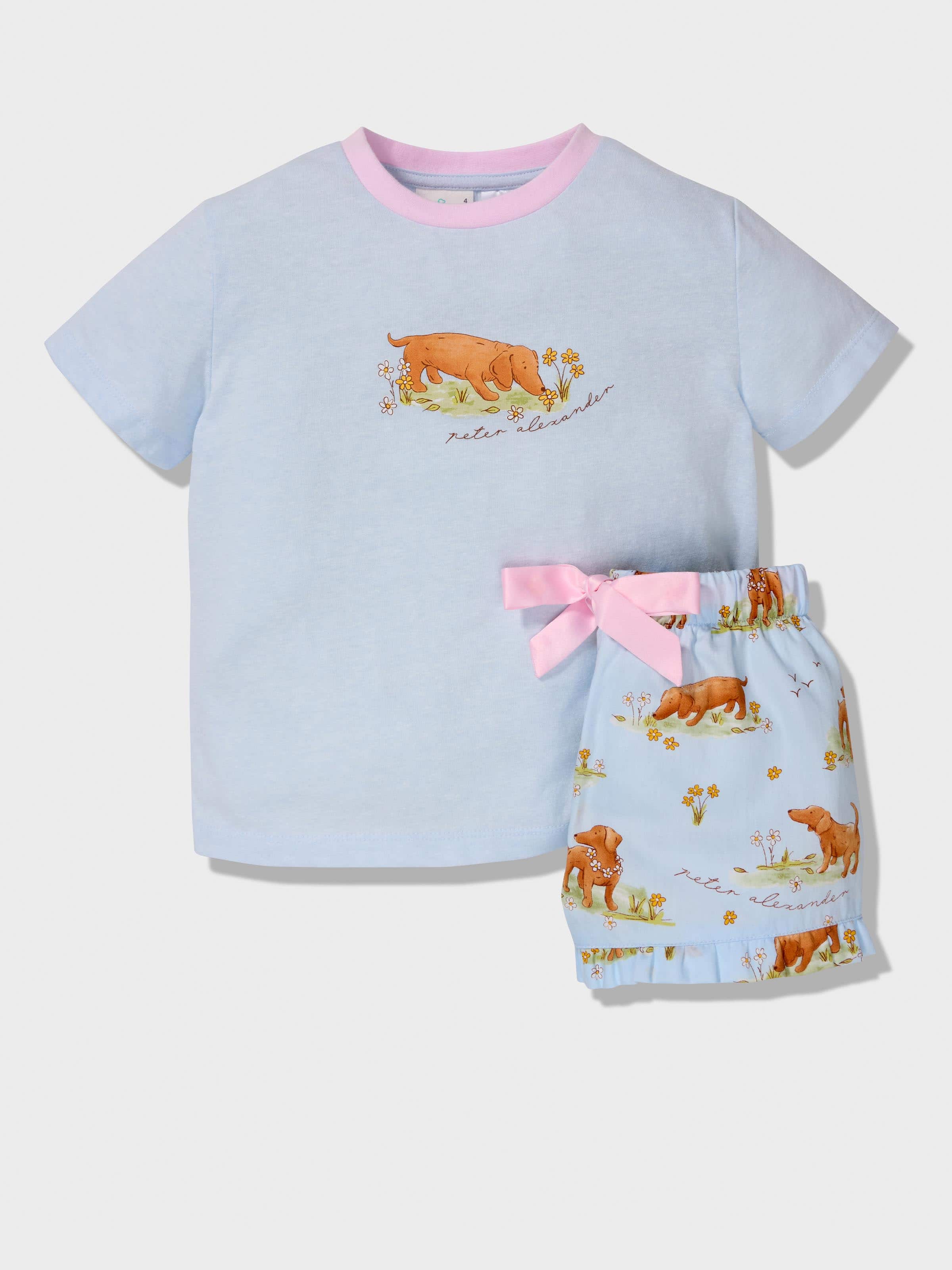 Jnr Girls Vintage Penny Print Pj Set