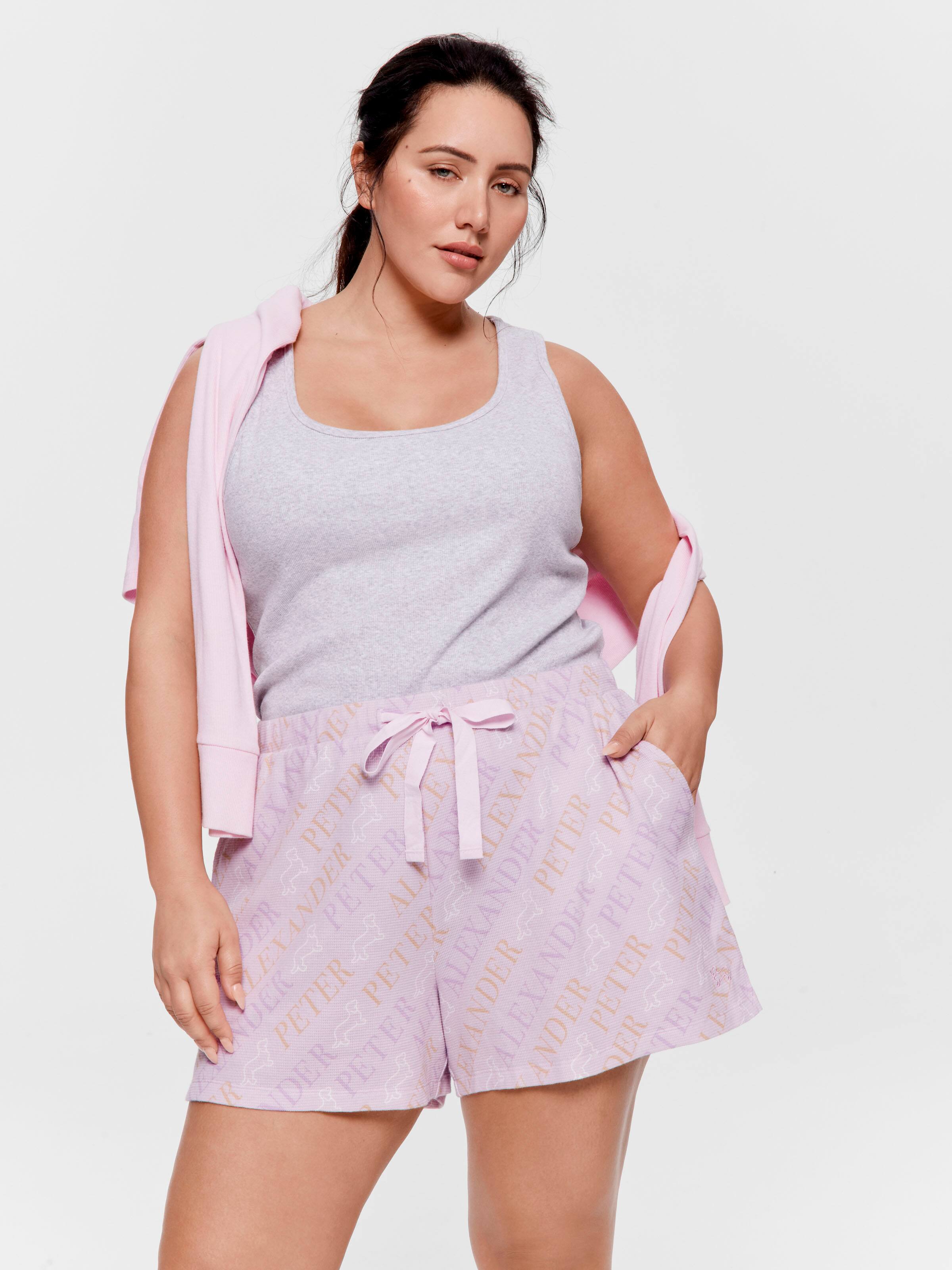 P.A. Plus Waffle Logo Mid Short