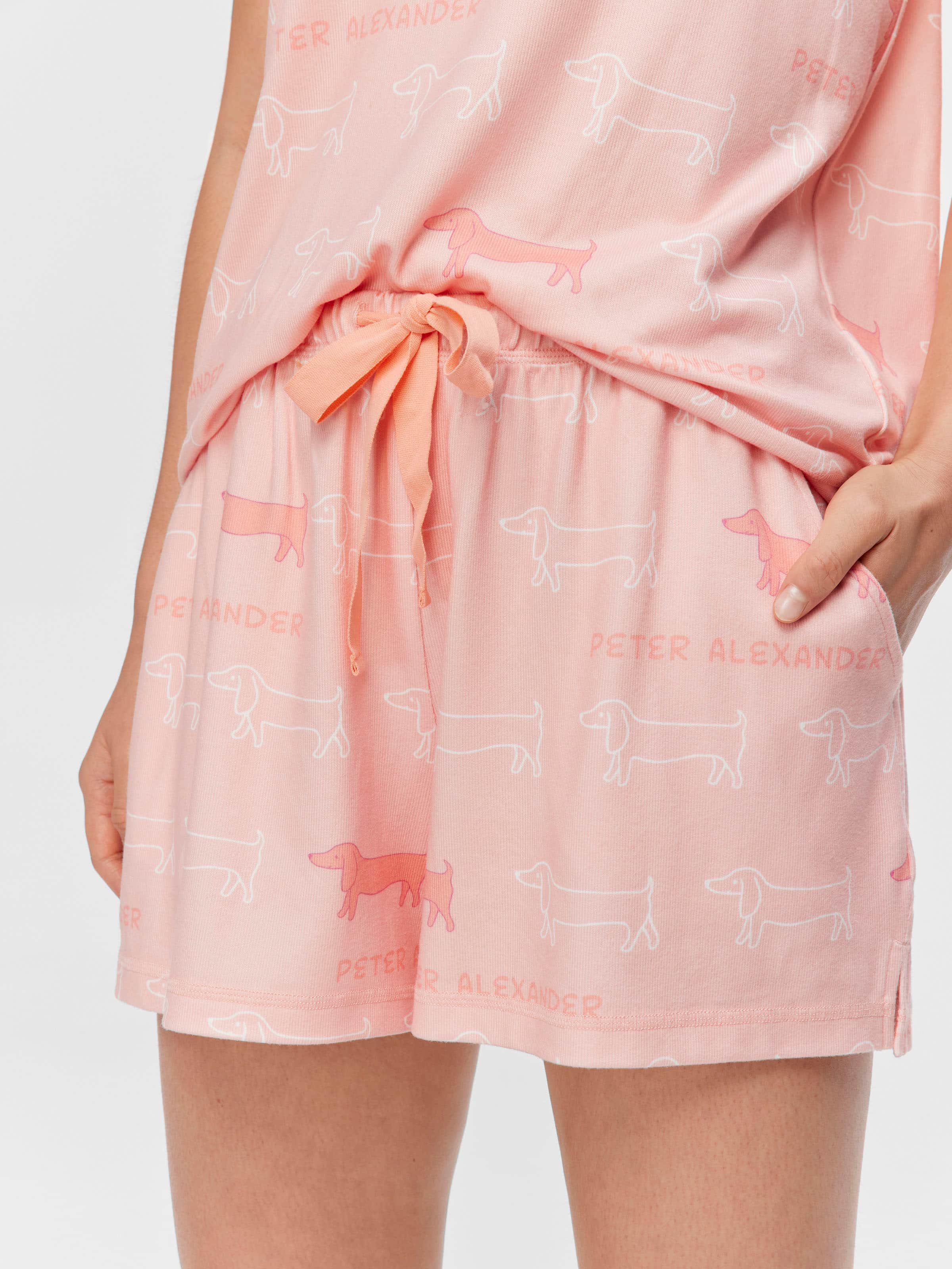 Plush Peach Penny Mid Short