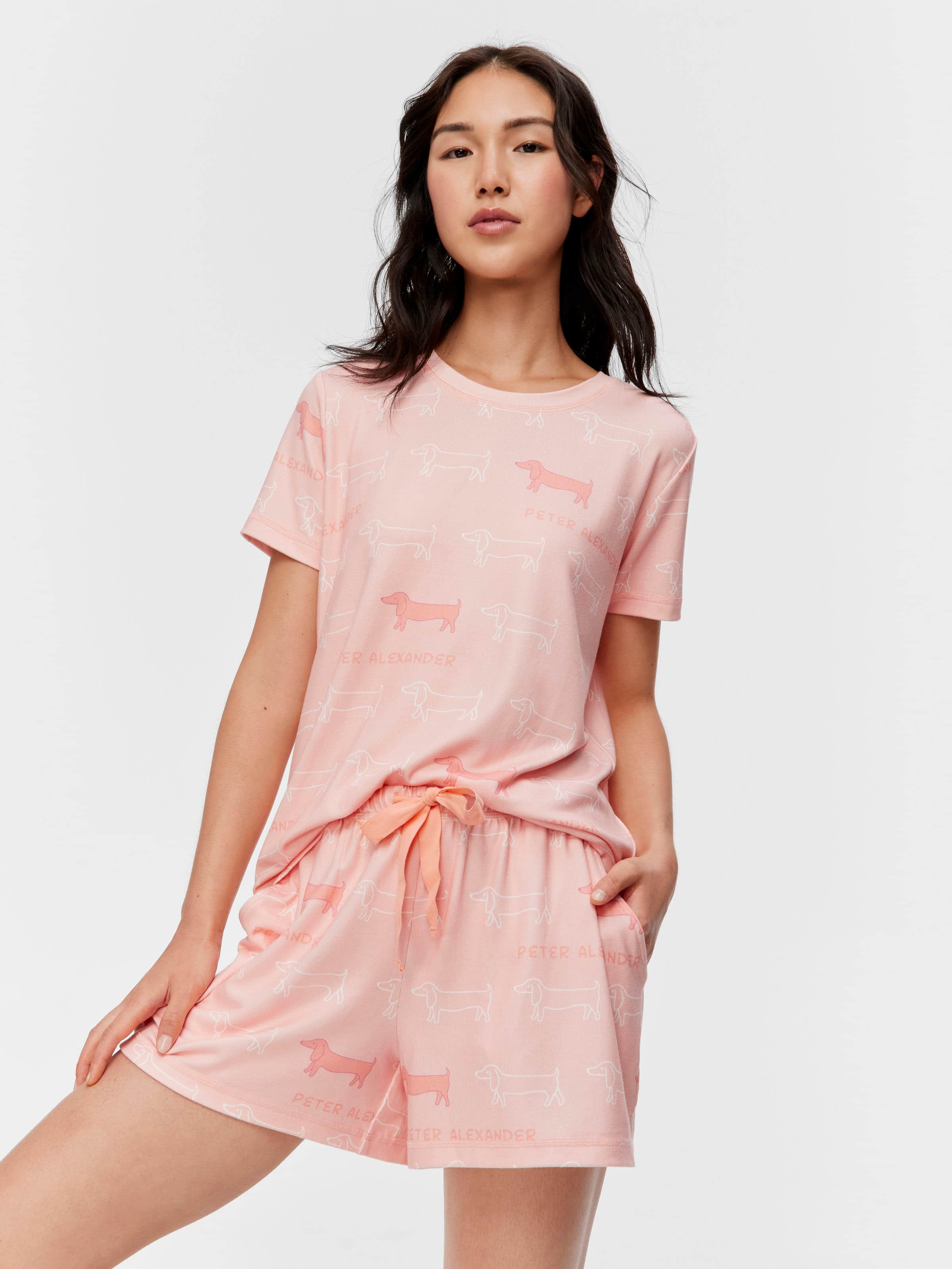 Plush Peach Penny Mid Short