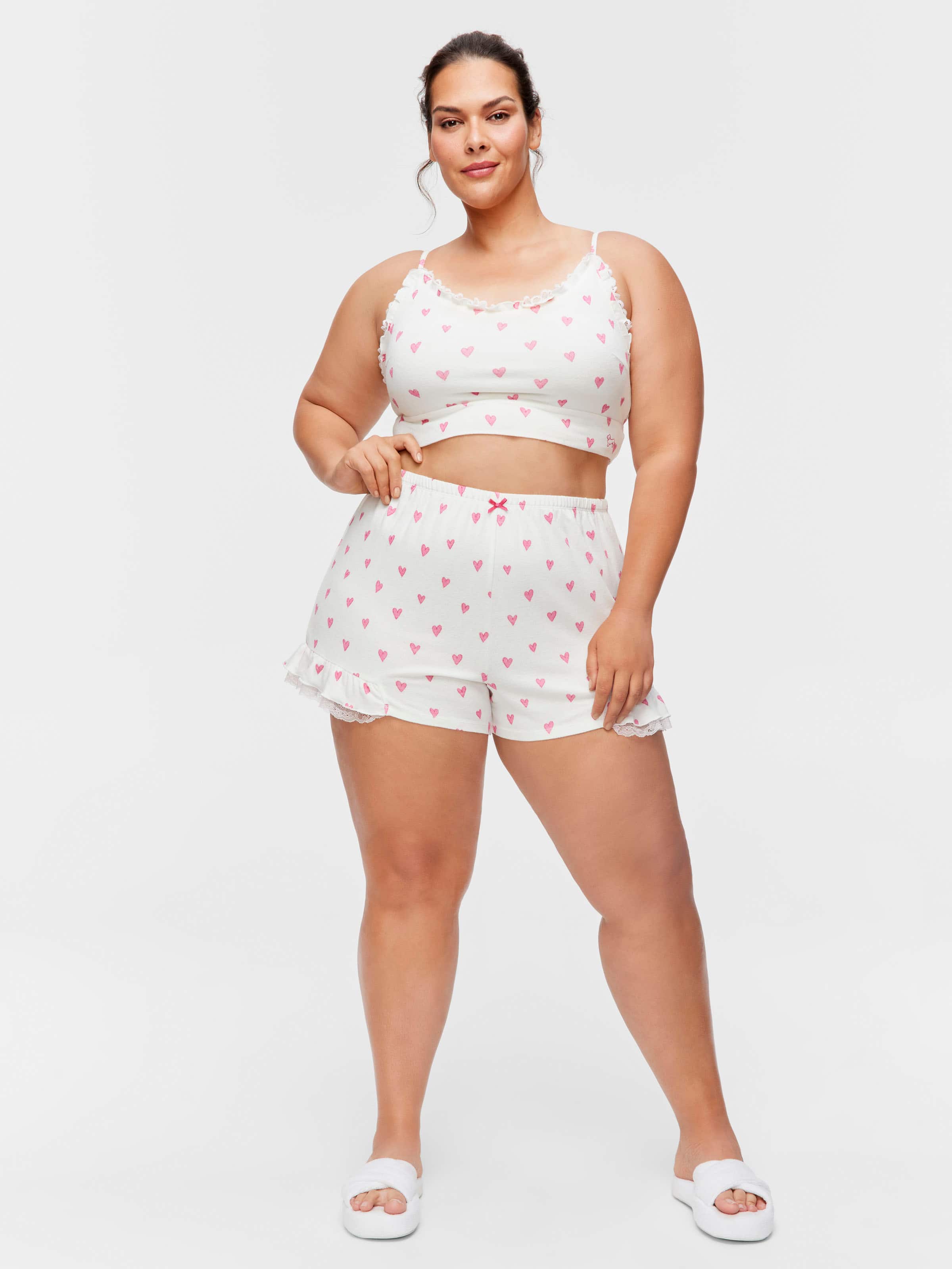 P.A. Plus Love Me Fuzzy Crop Top