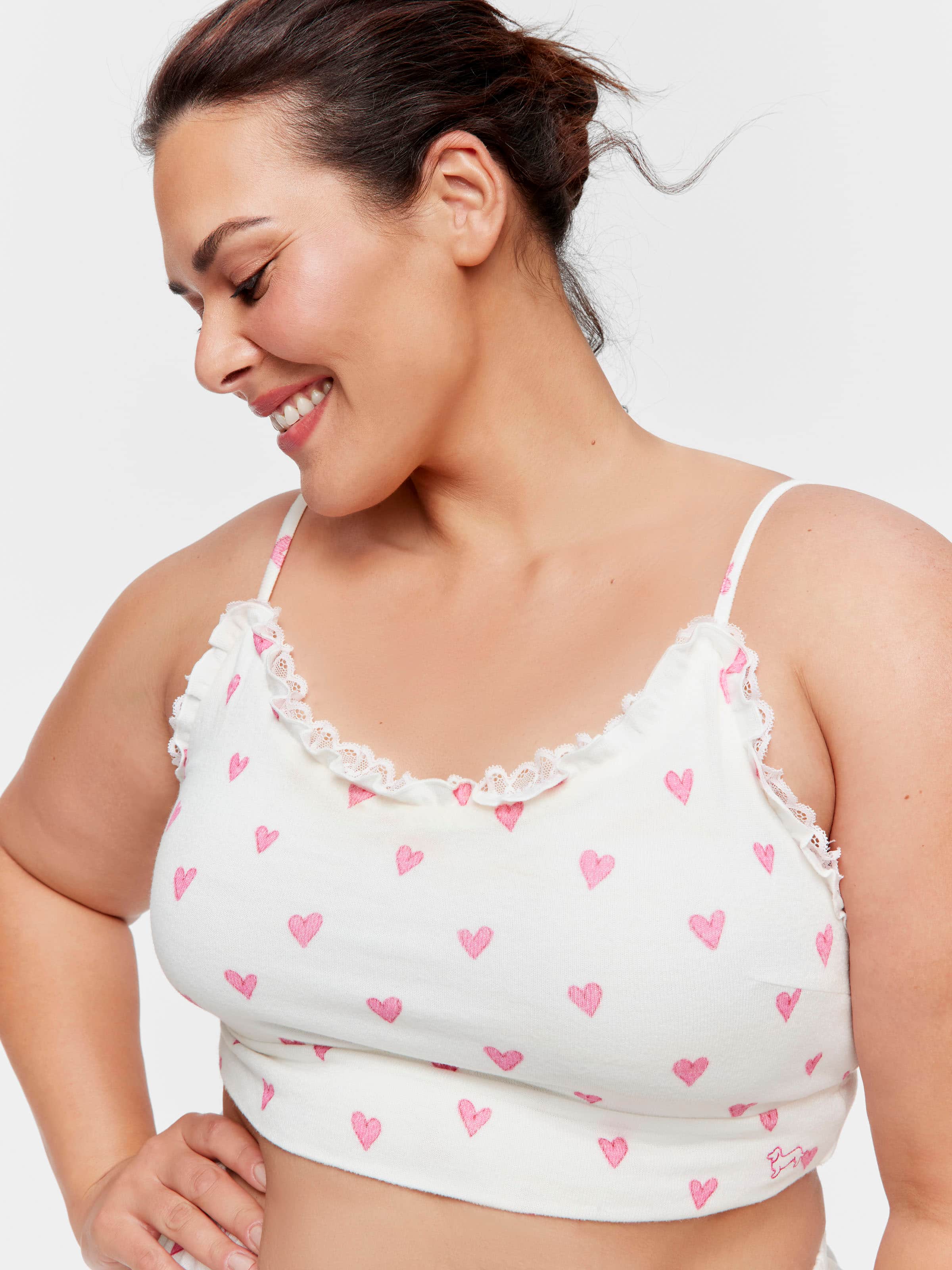 P.A. Plus Love Me Fuzzy Crop Top
