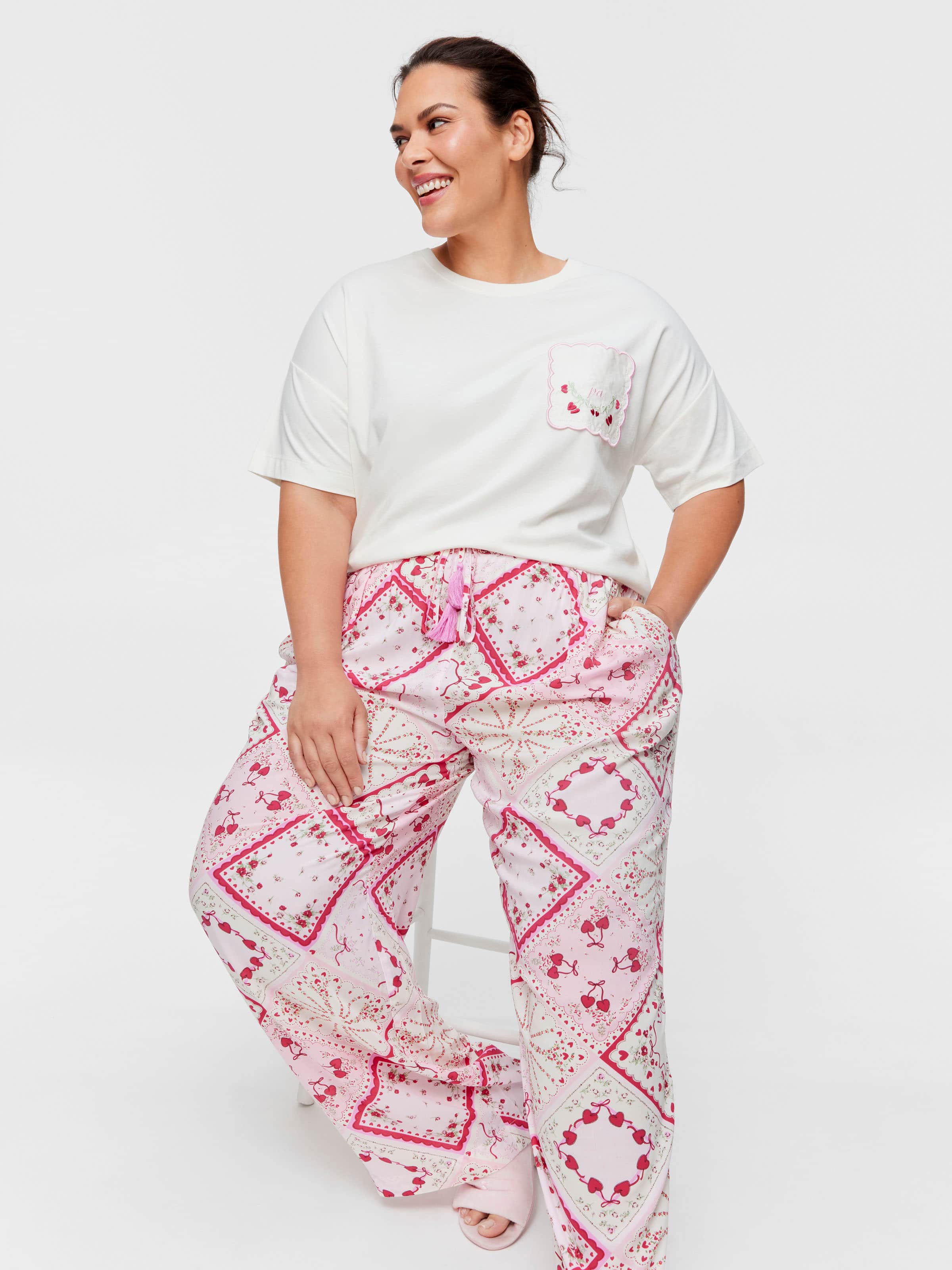 P.A. Plus Pretty Tile Wide Leg Pj Pant