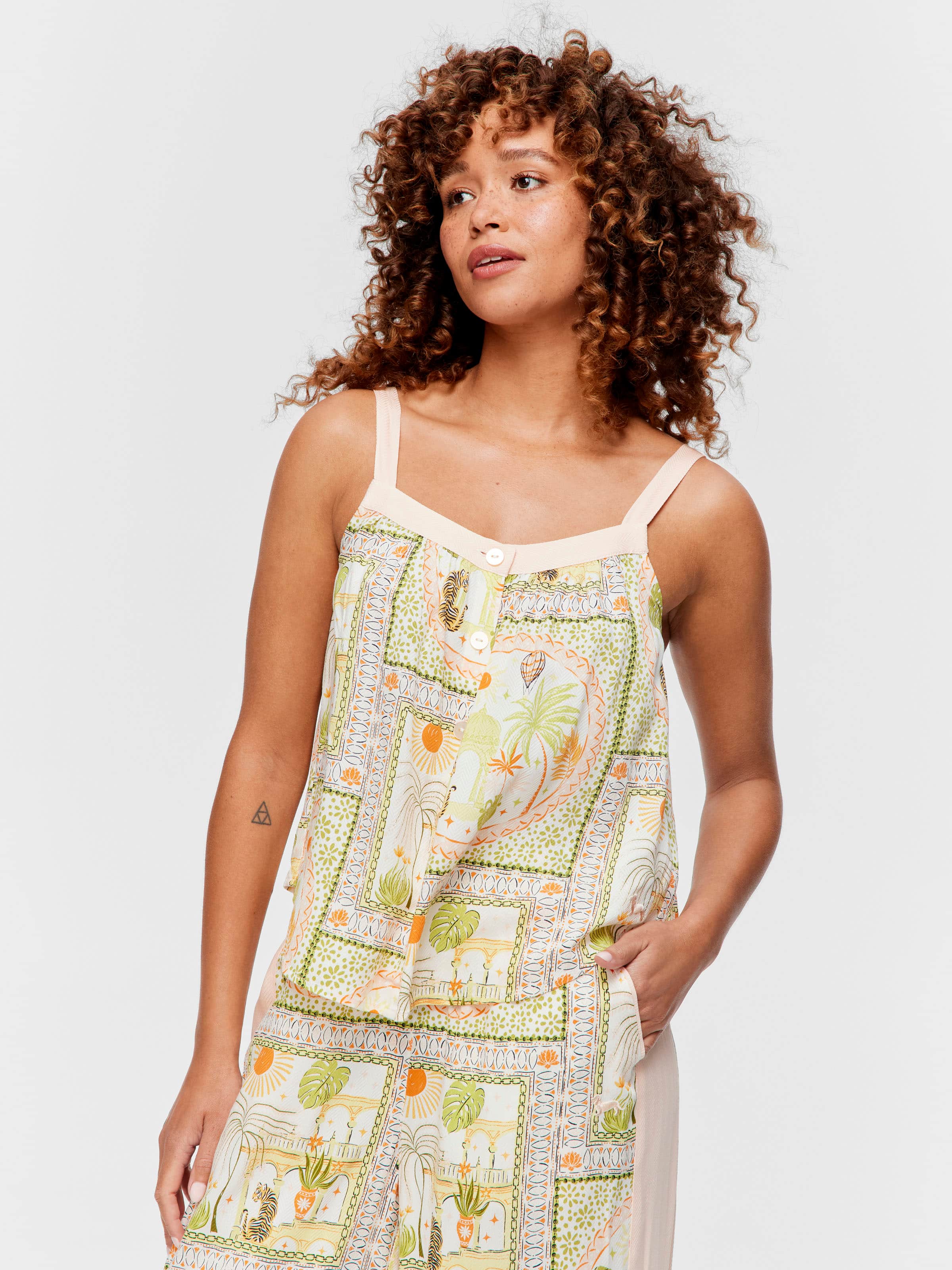Scarf Print Cami