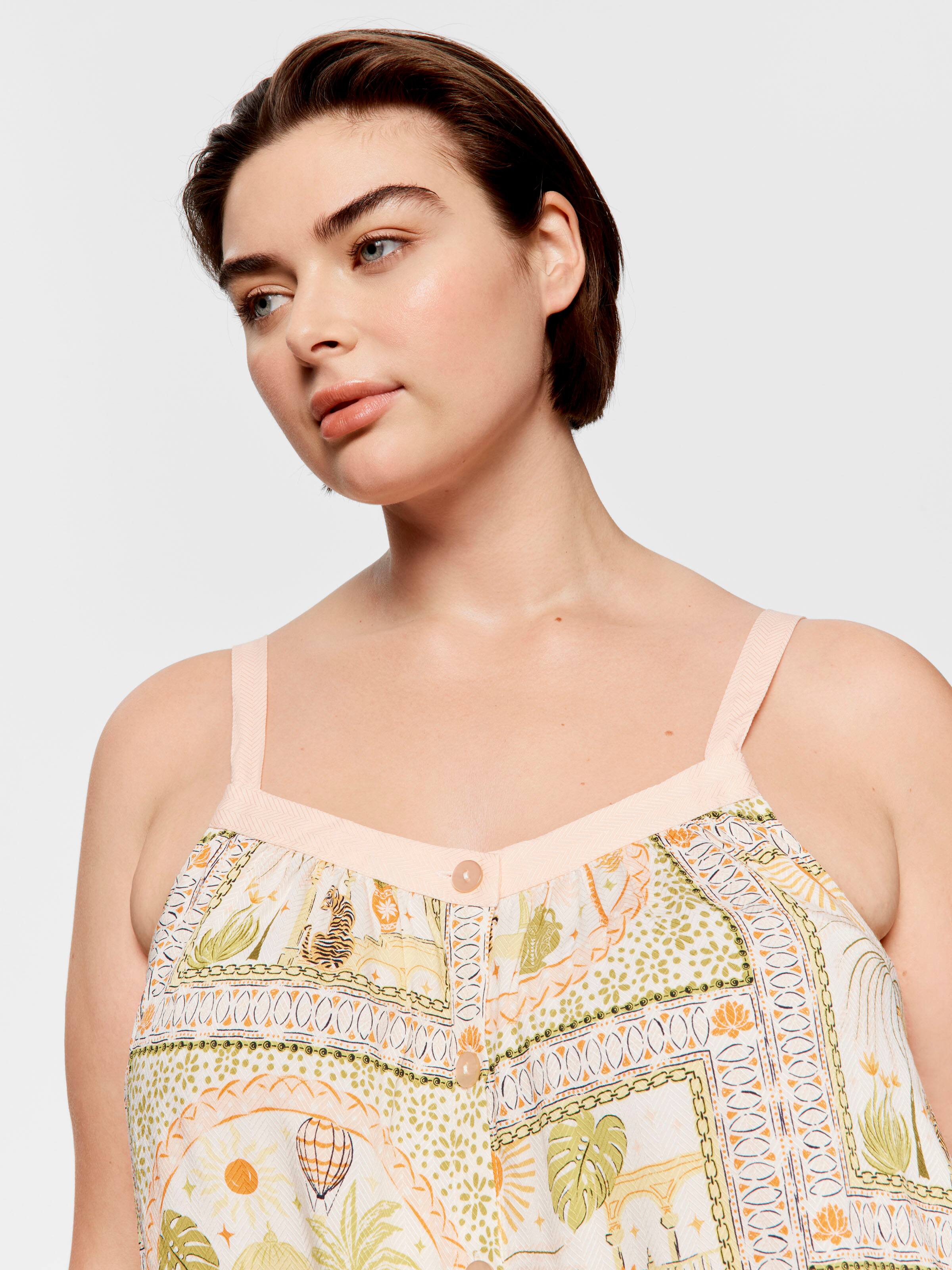 P.A. Plus Scarf Print Cami