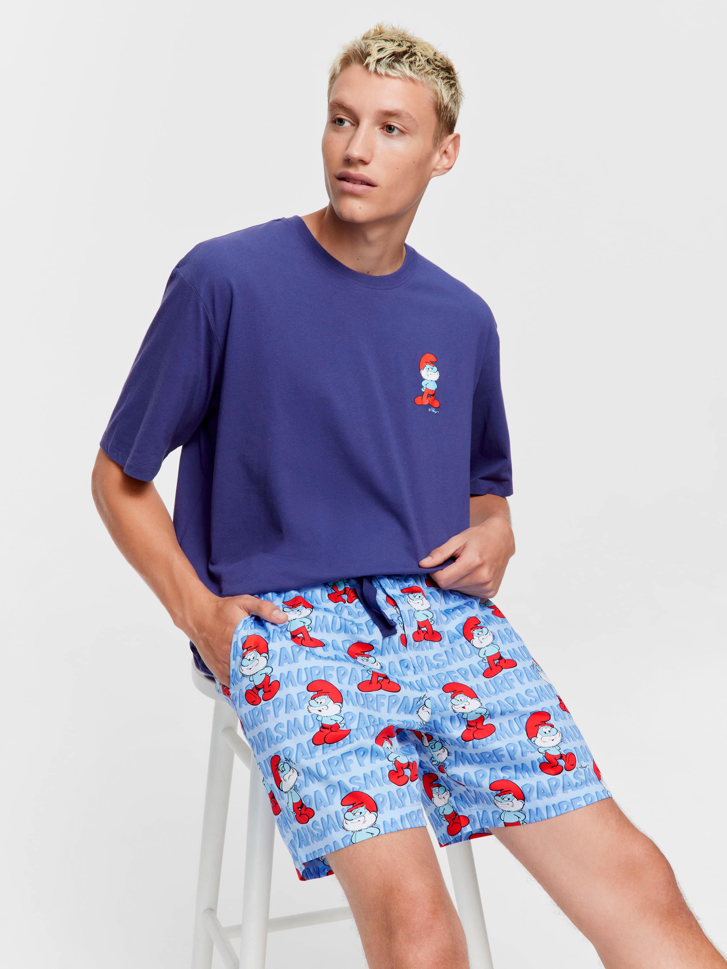 Papa Smurf Mid Short