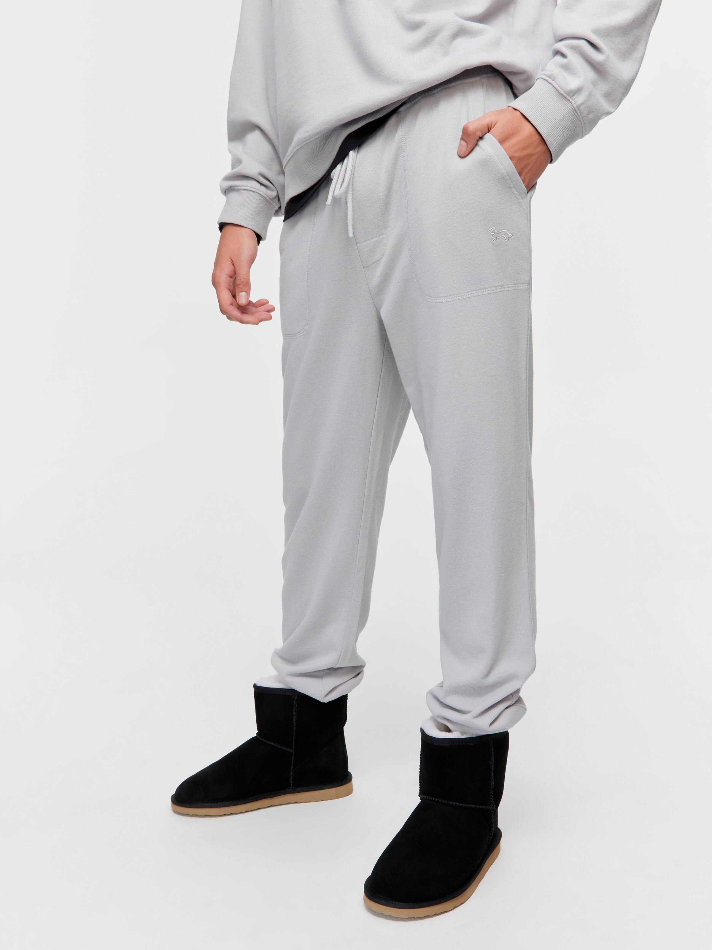 Grey Fleece Track Pant