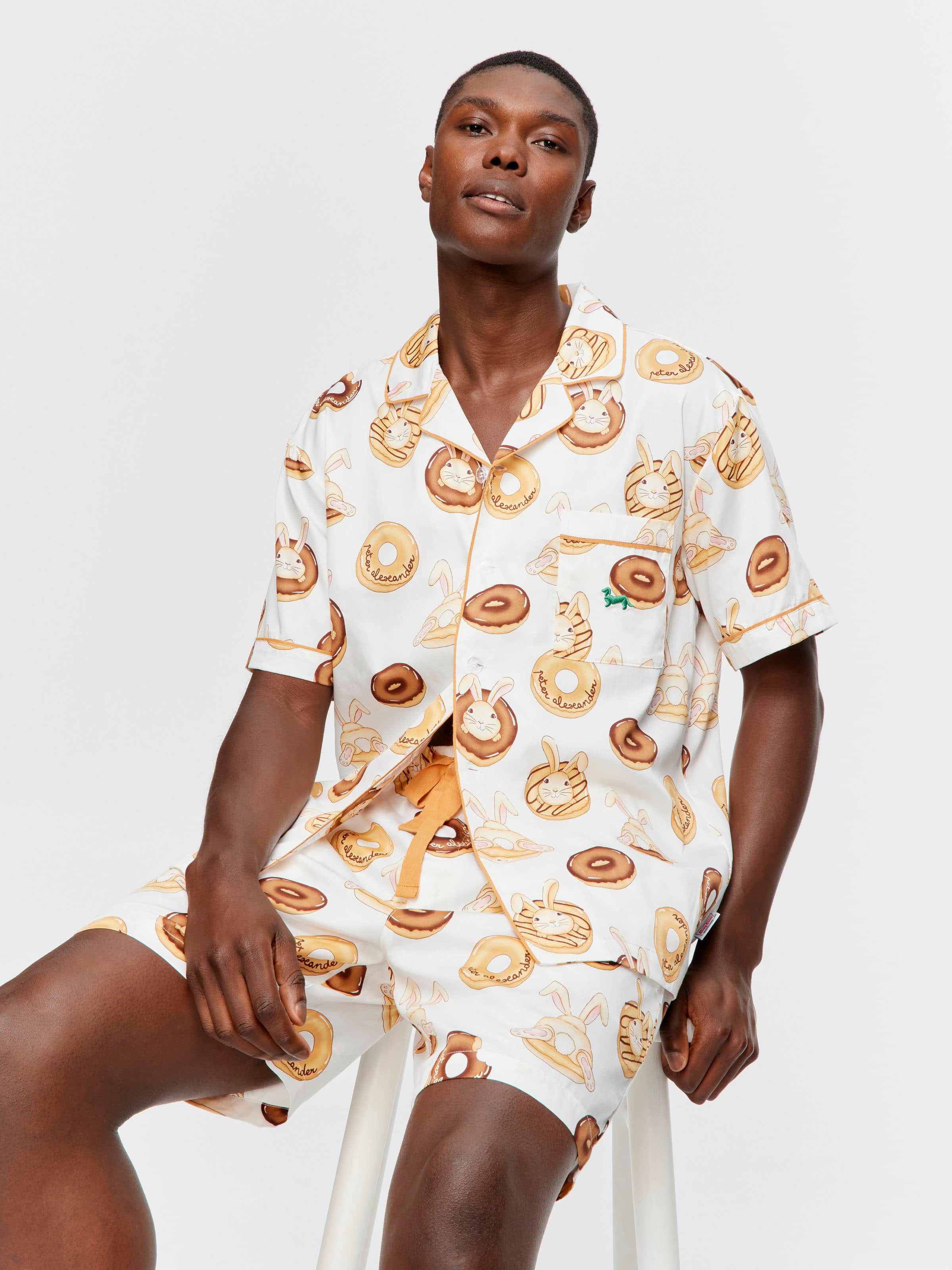 Krispy Kreme Bunnies Short Sleeve Pj Set