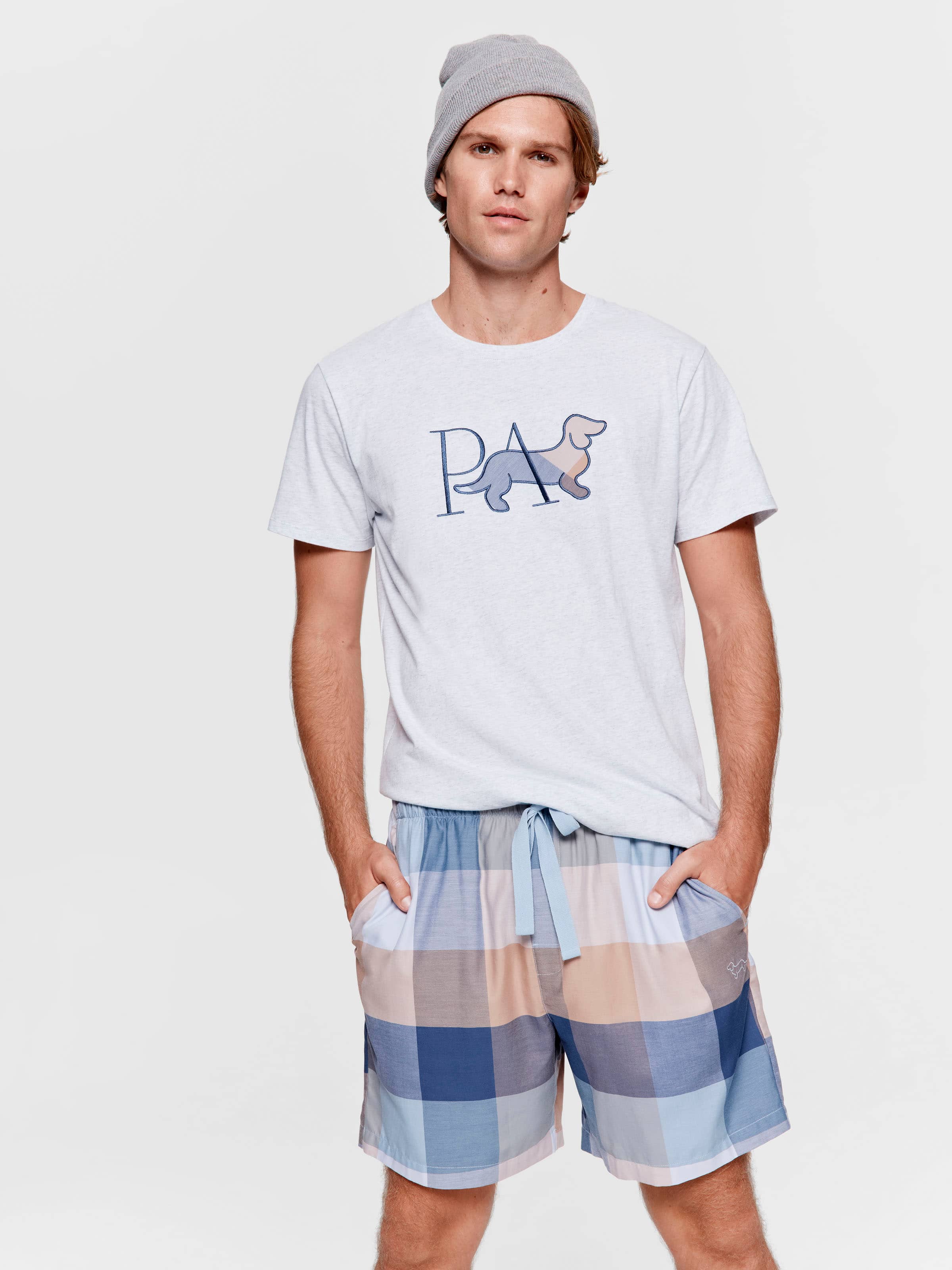Navy Buffalo Mid Short