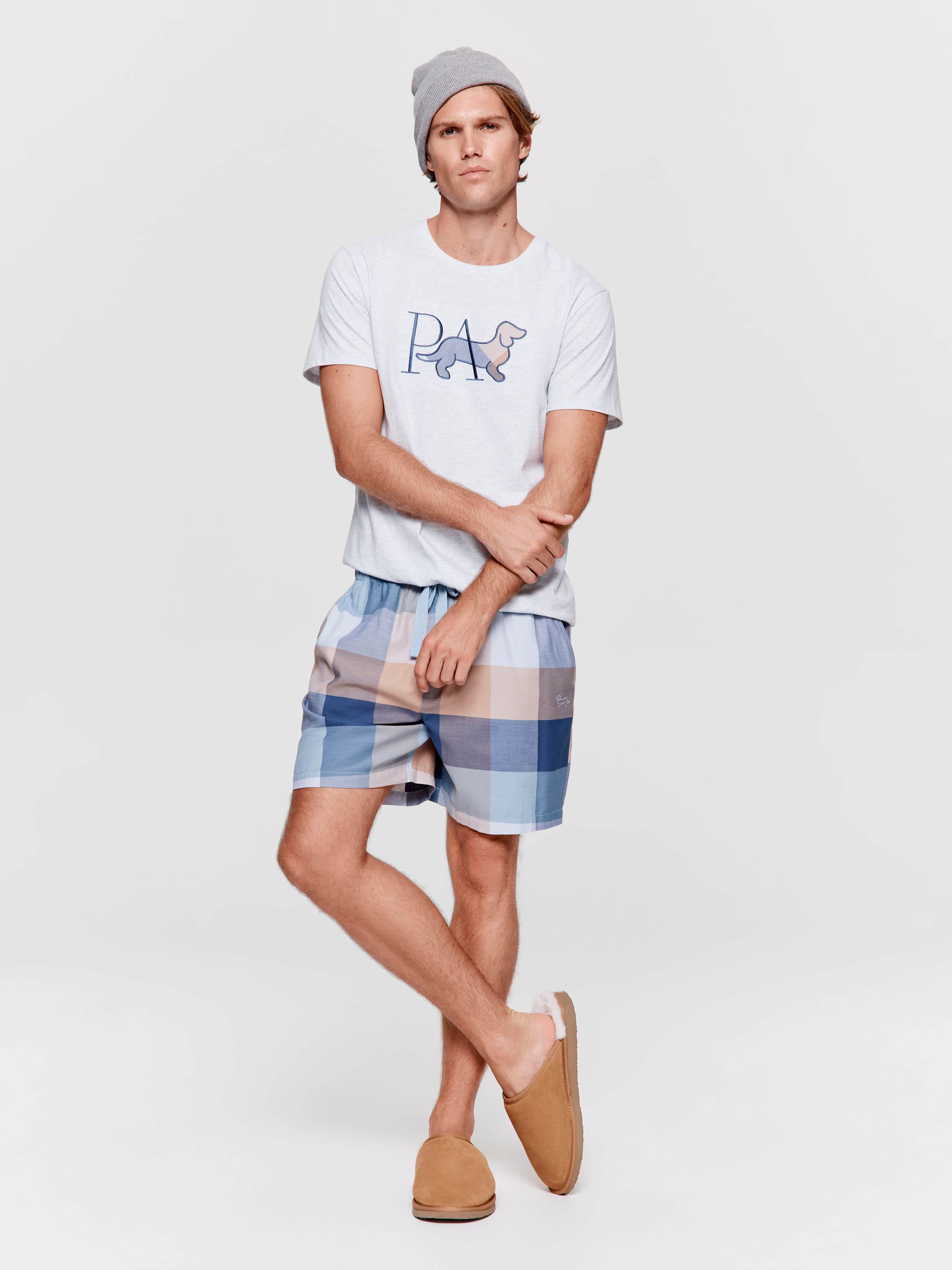 Navy Buffalo Mid Short