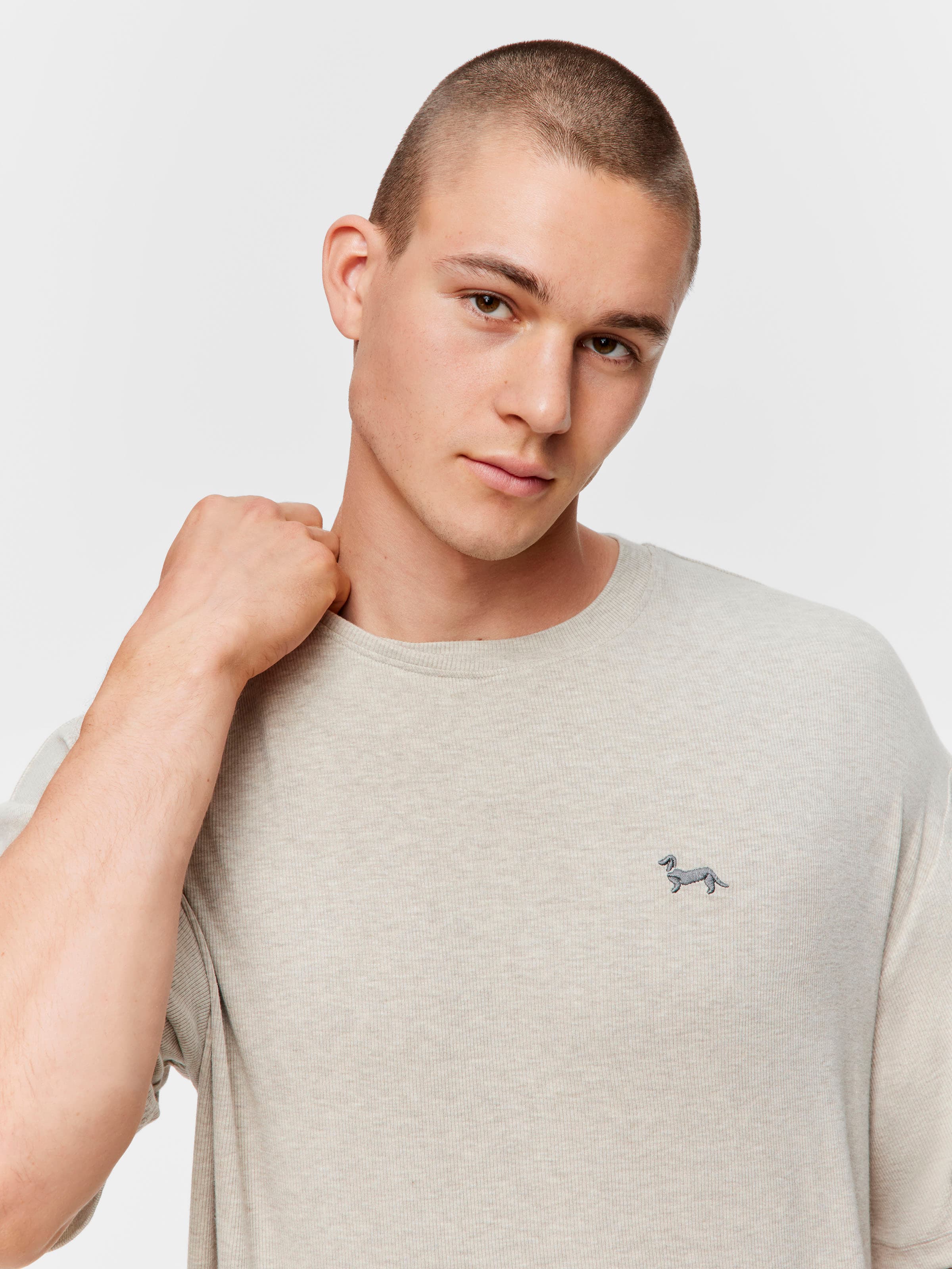 Oatmeal Rib Tee