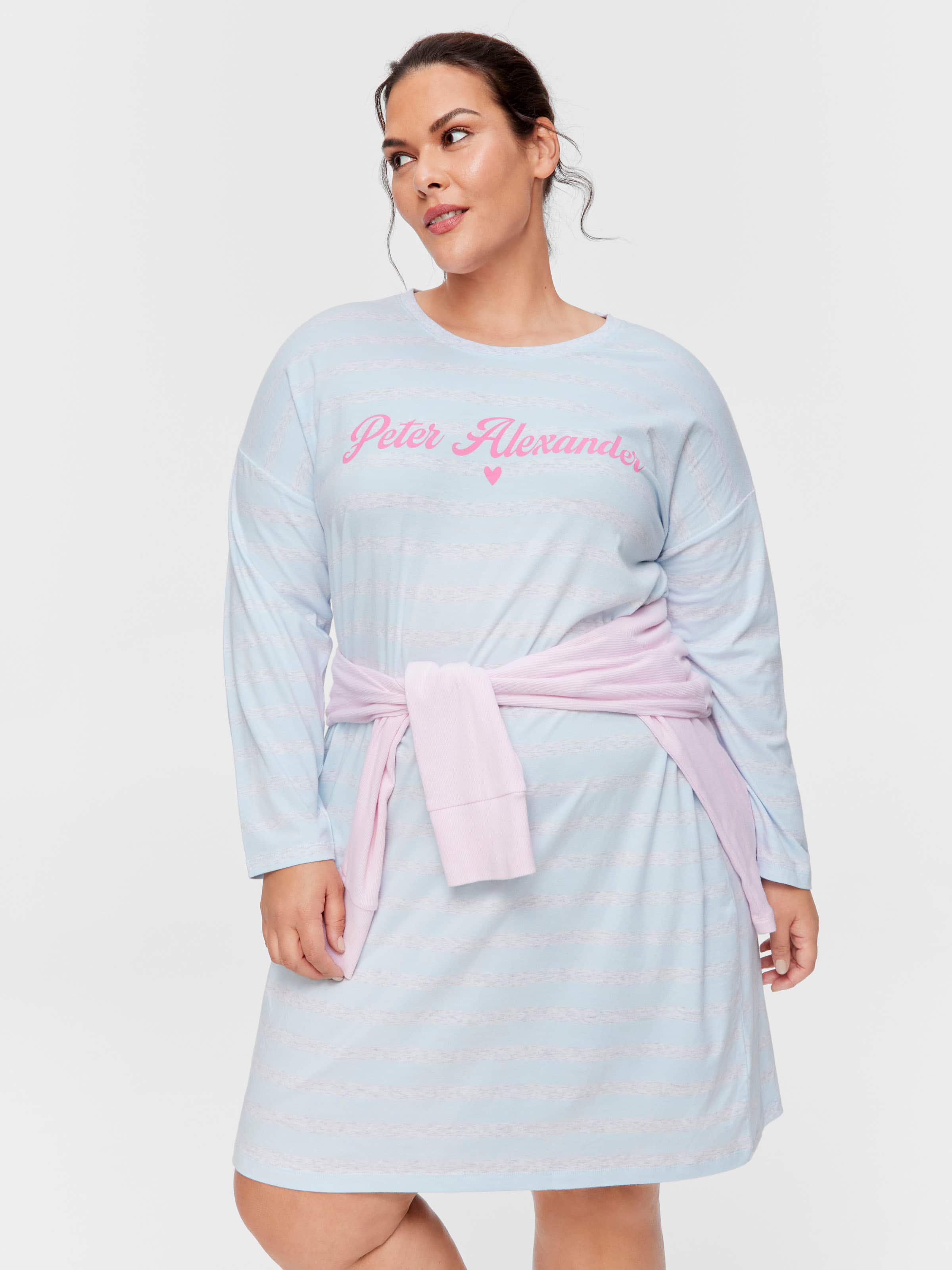 P.A. Plus Stripe Long Sleeve Sleep Tee