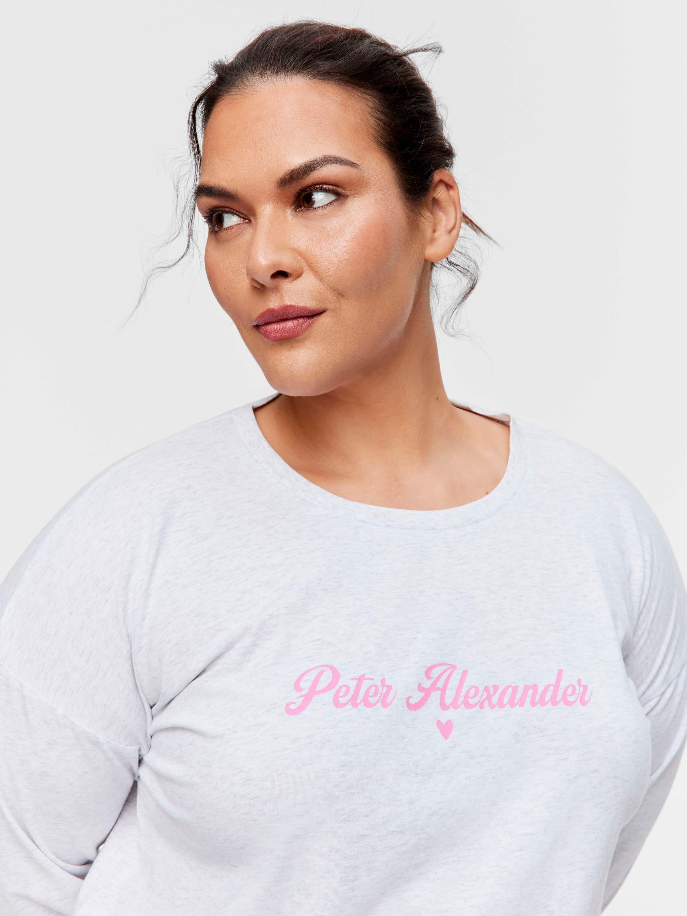 P.A. Plus Grey Marle Long Sleeve Top
