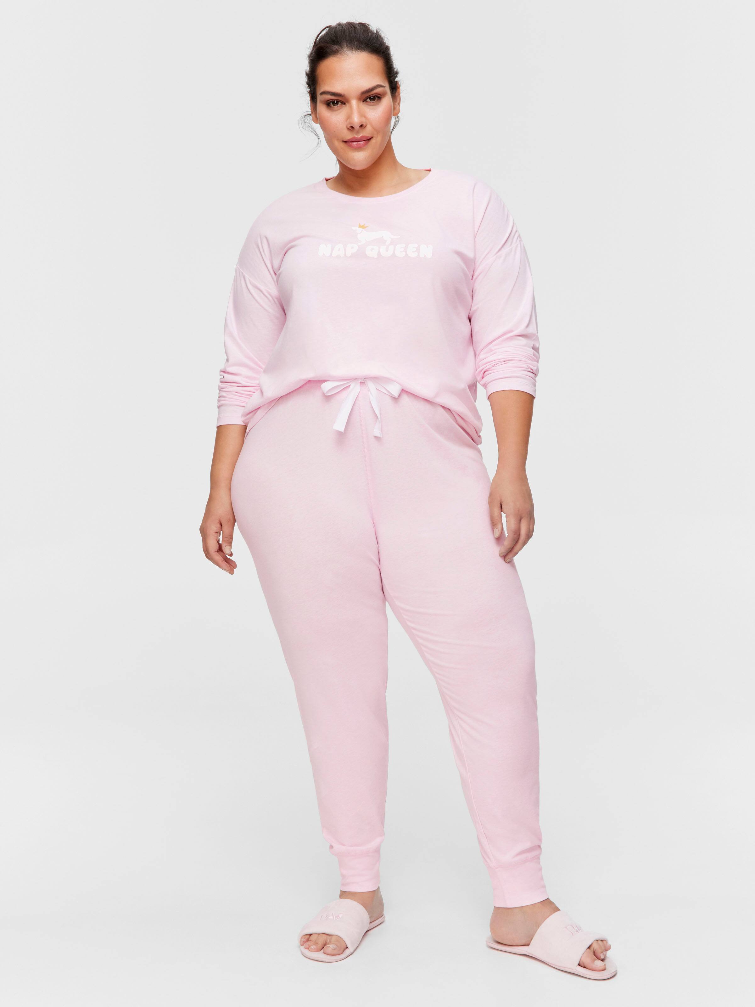 P.A. Plus Pink Marle Tapered Pj Pant