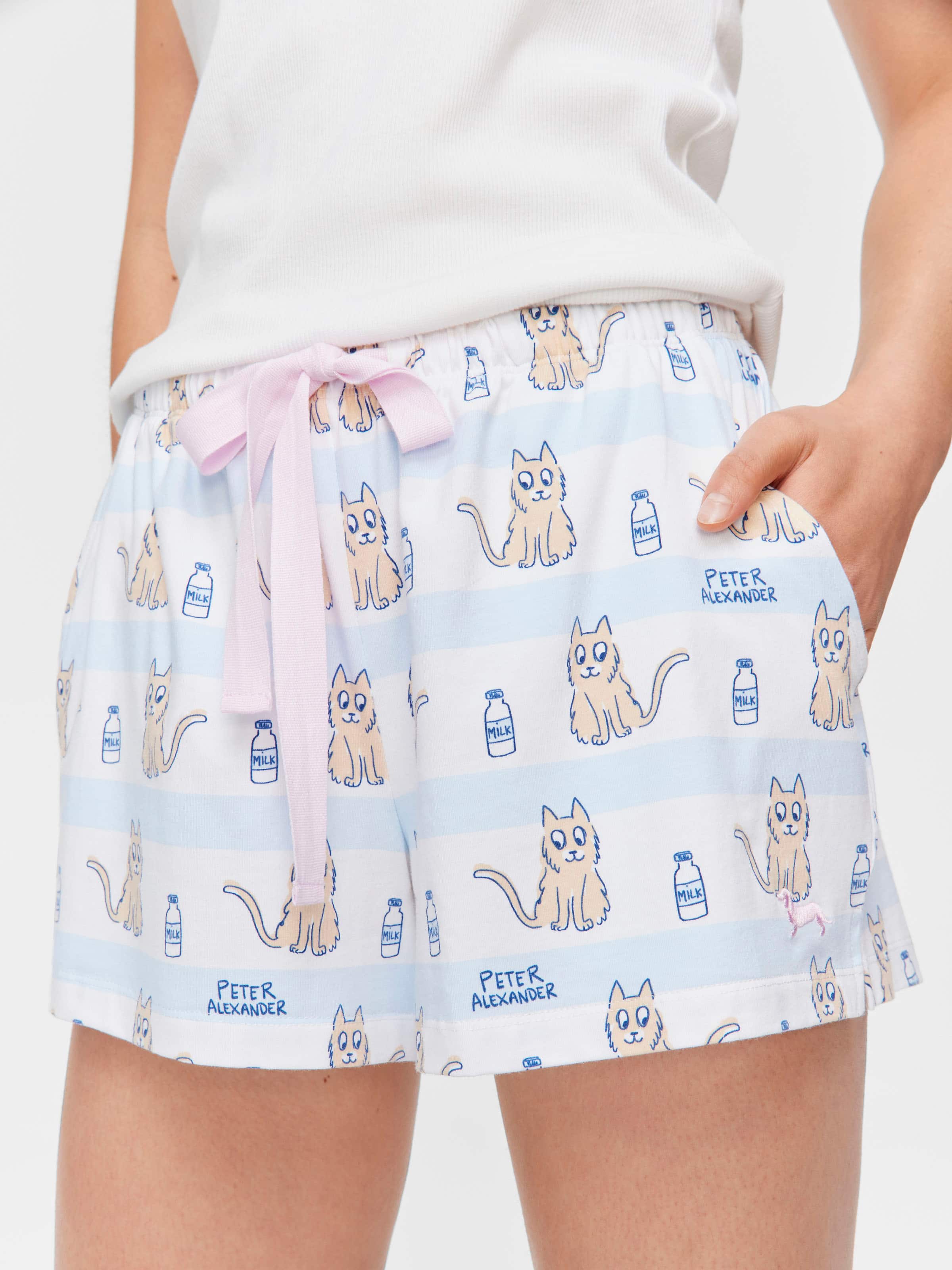 Cat Stripe Mini Short