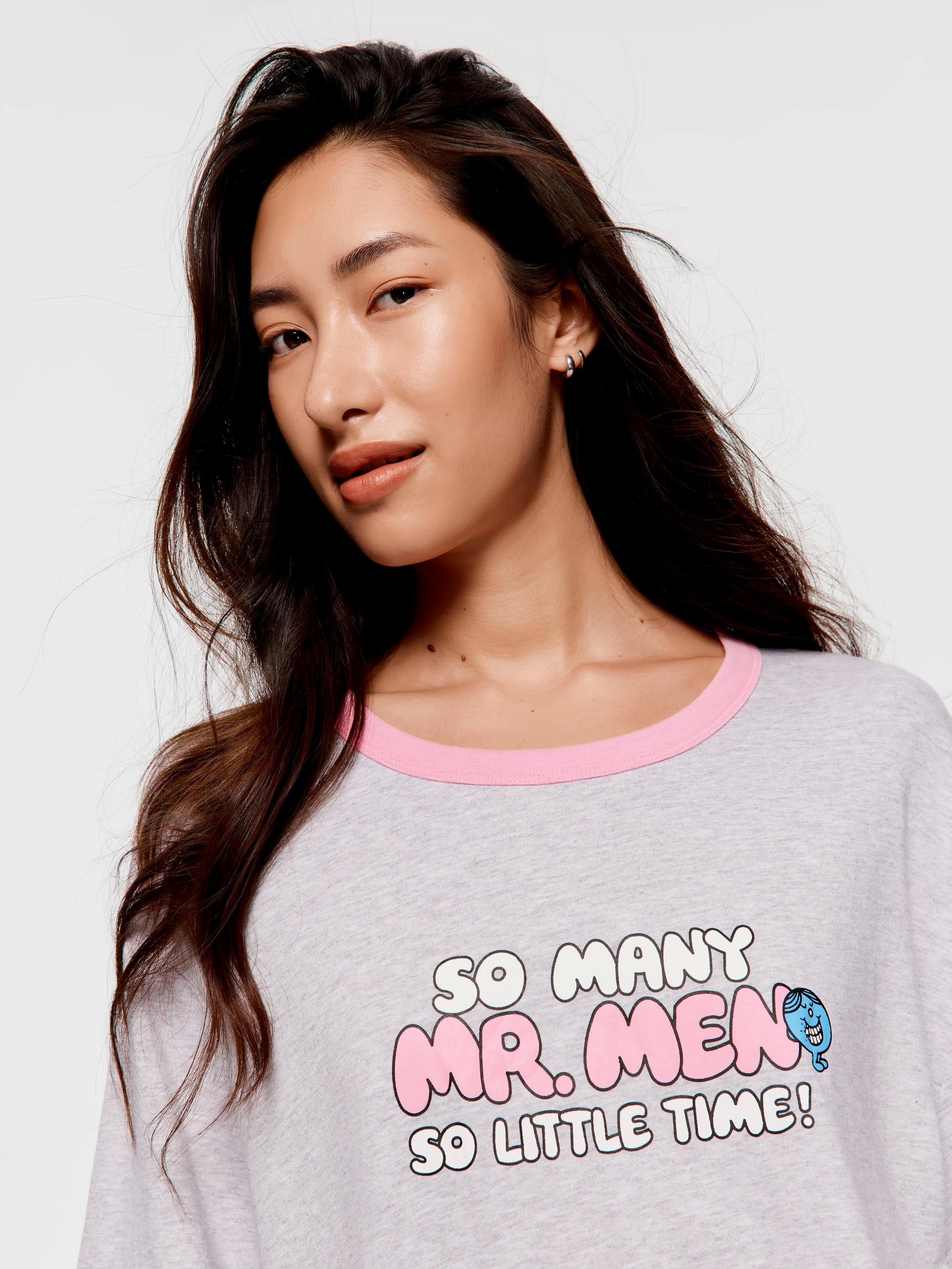 Little Miss So Many Men Oversized Tee