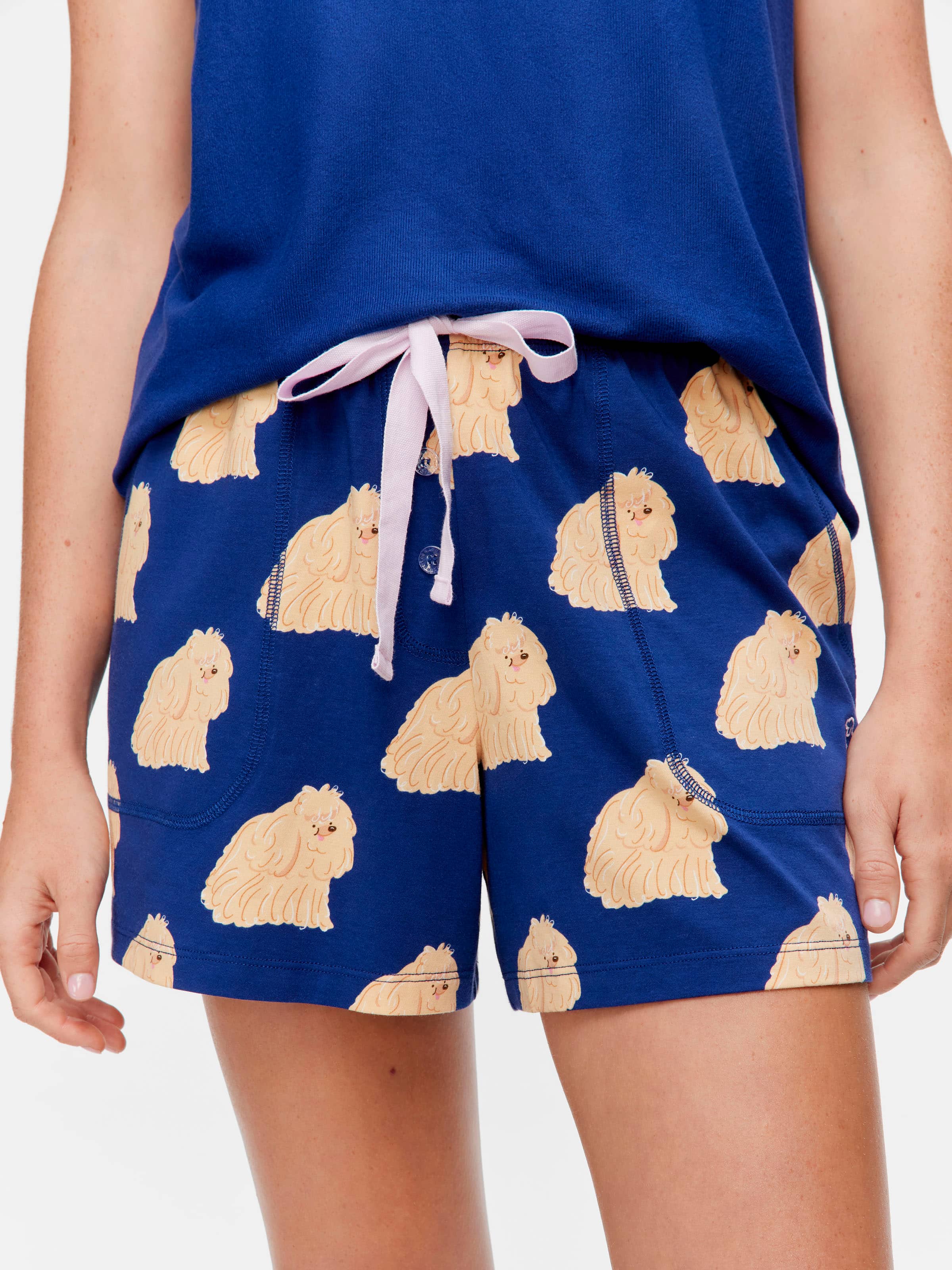Navy Dog Mid Short