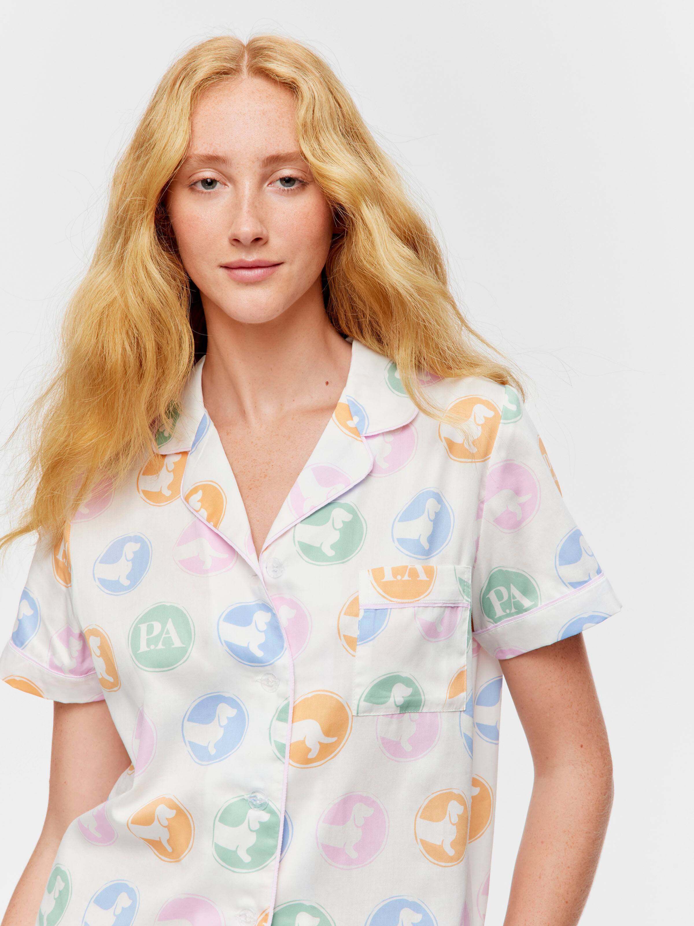Penny Spot Short Sleeve & Pant Pj Set