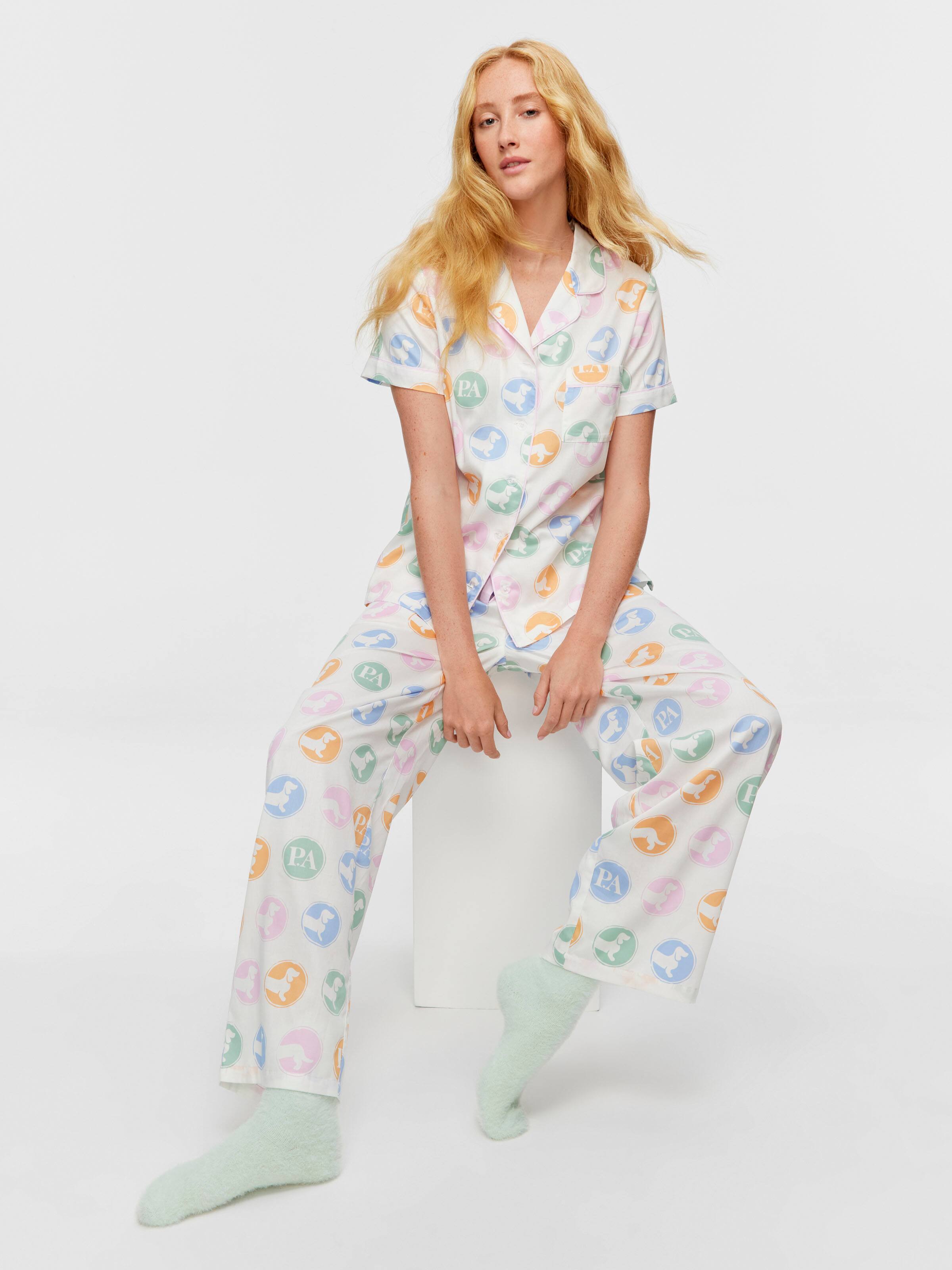 Penny Spot Short Sleeve & Pant Pj Set