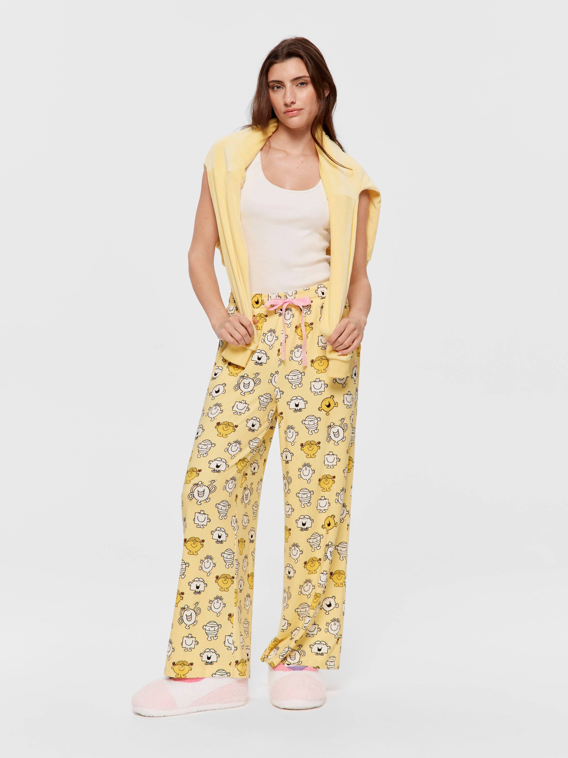 Little Miss Plush Wide Leg Pj Pant