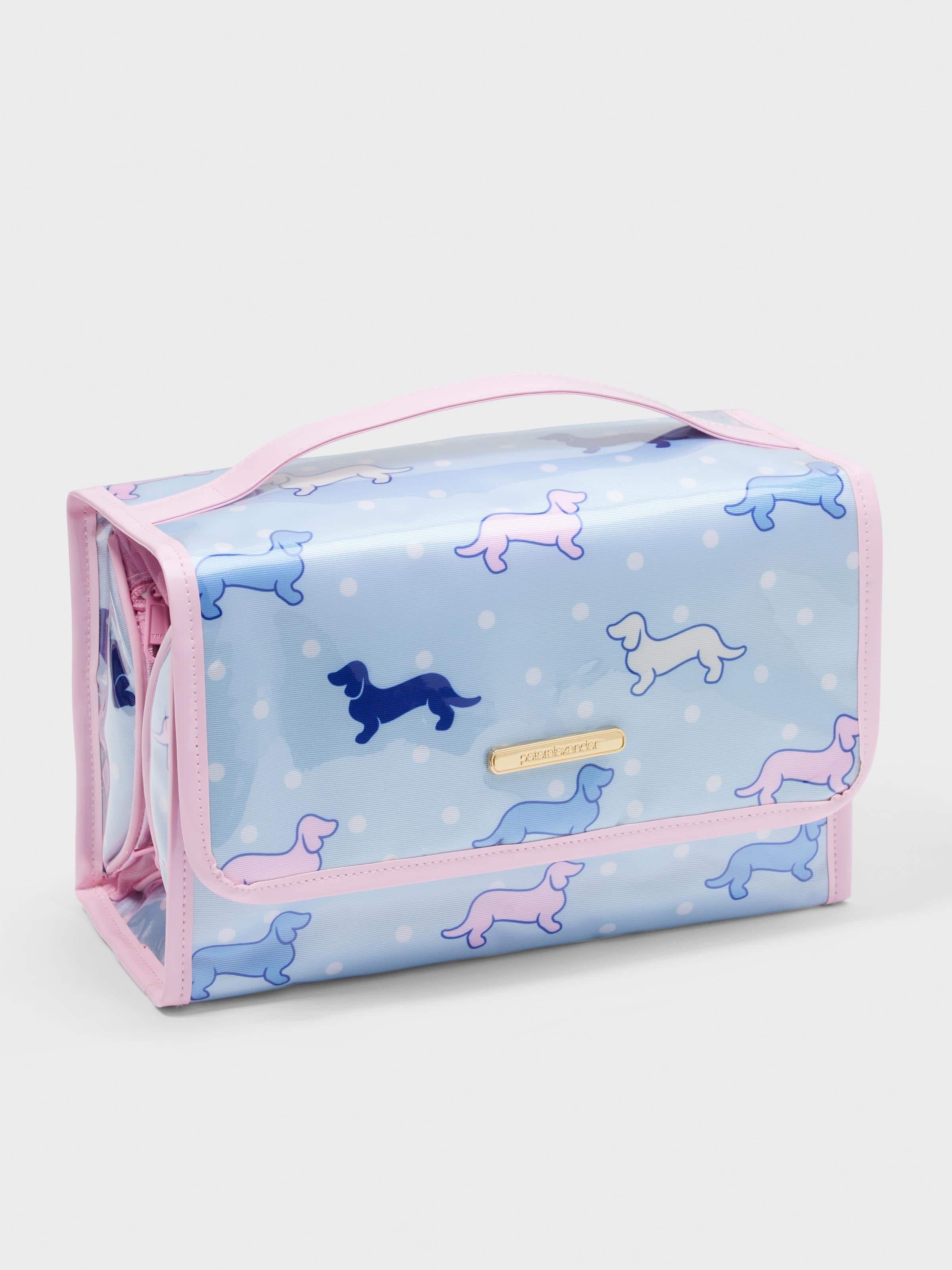 Penny Dog Logo Fold-Out Cosmetic Bag
