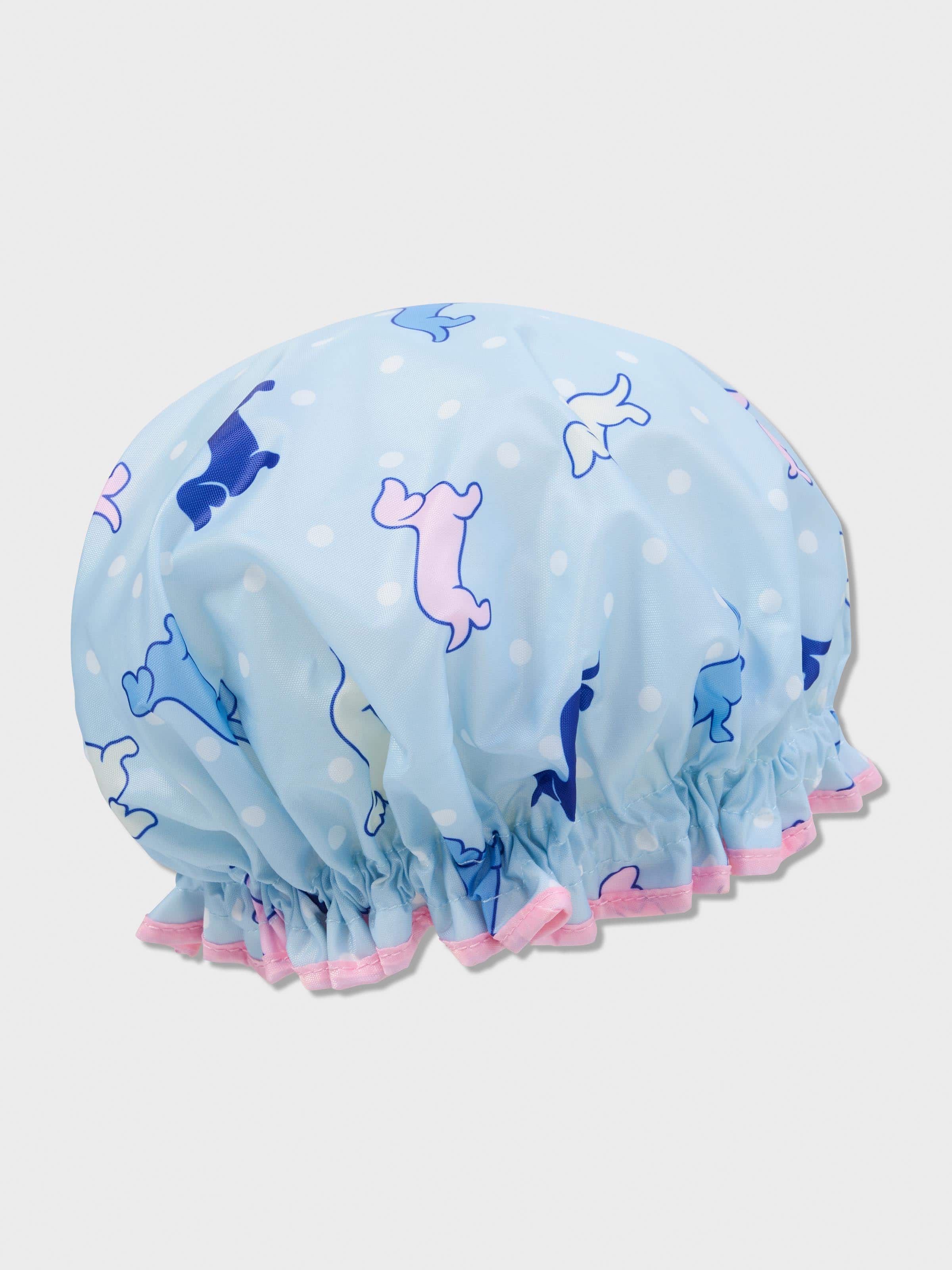 Penny Print Shower Cap