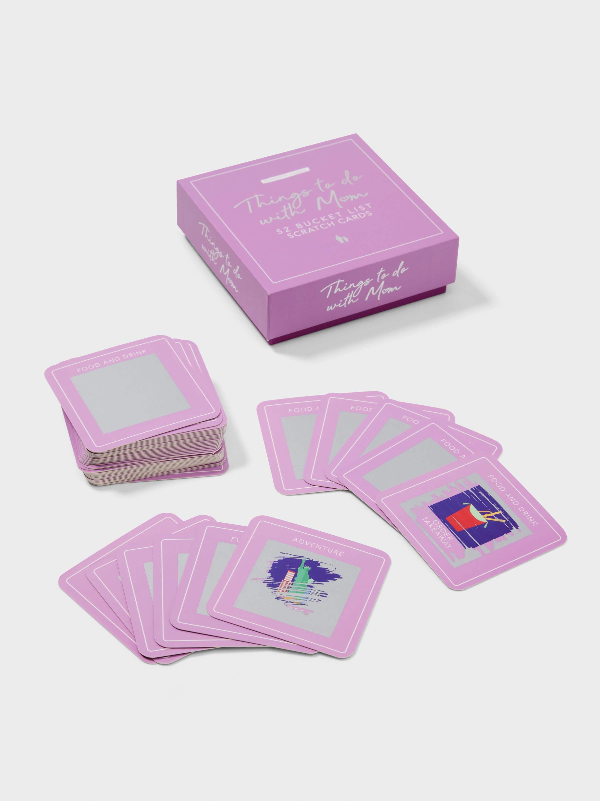 Bucket List Scratch Cards