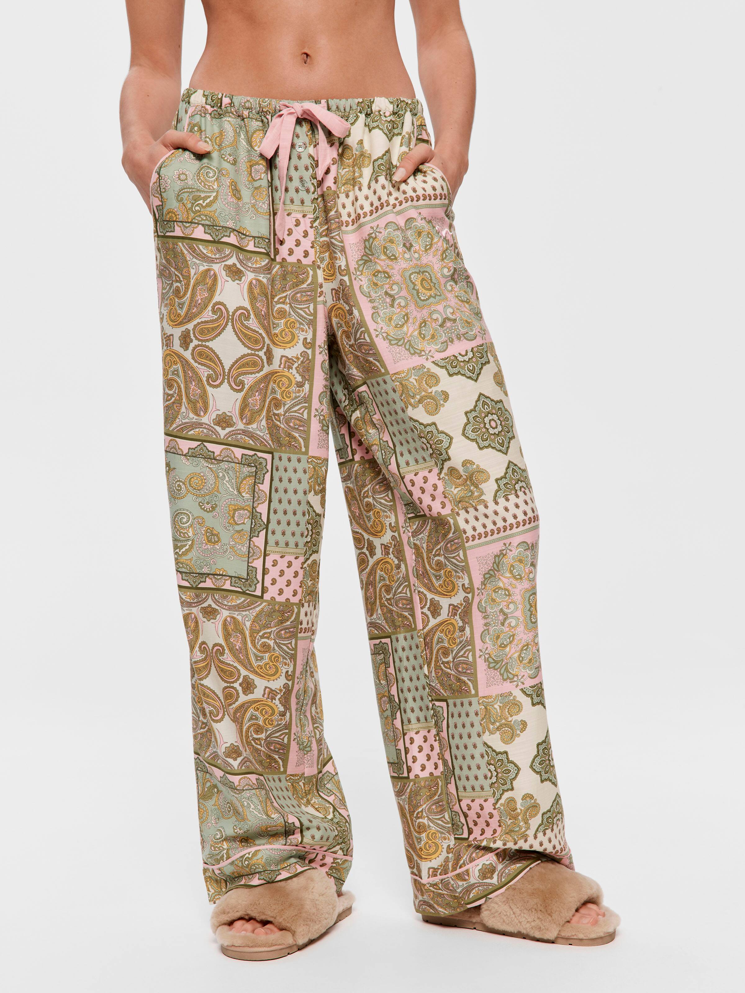 Paisley Long Wide Leg Pj Pant