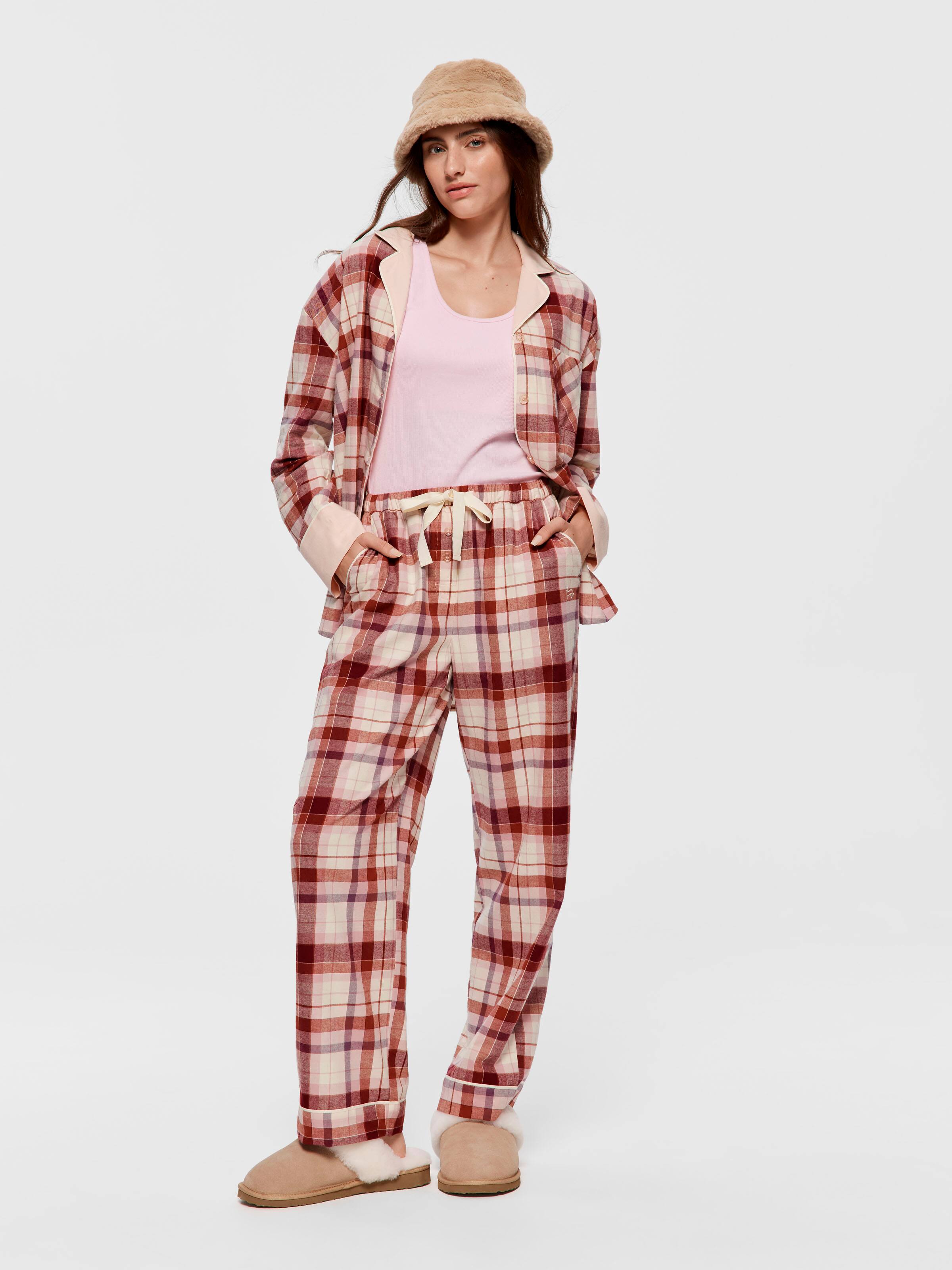 Cream Check Classic Pj Pant