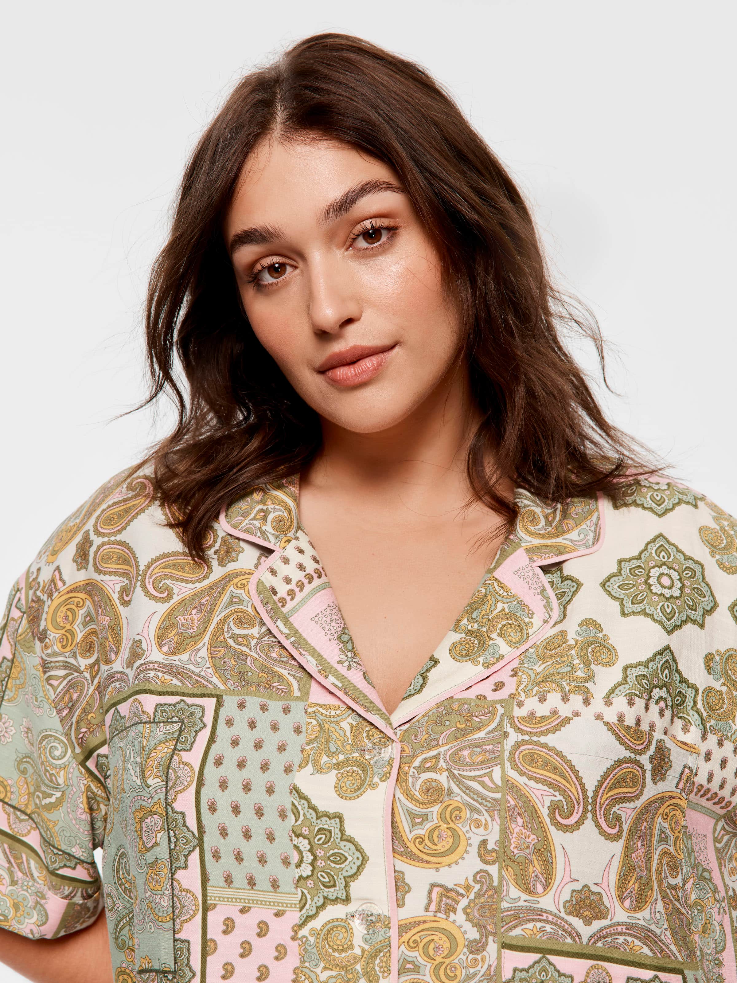 P.A. Plus Paisley Fashion Shirt