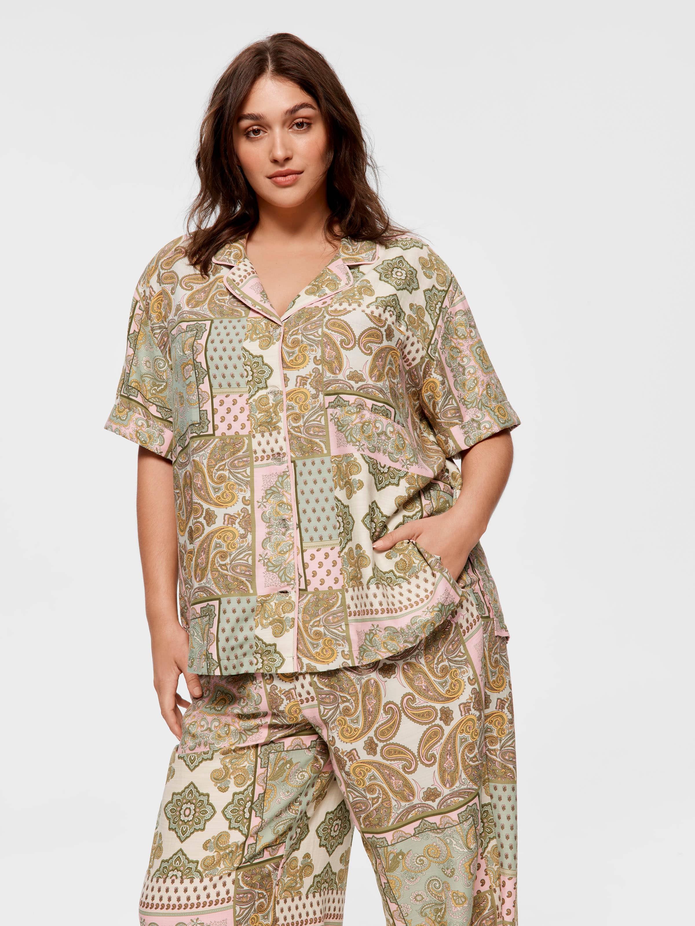 P.A. Plus Paisley Fashion Shirt