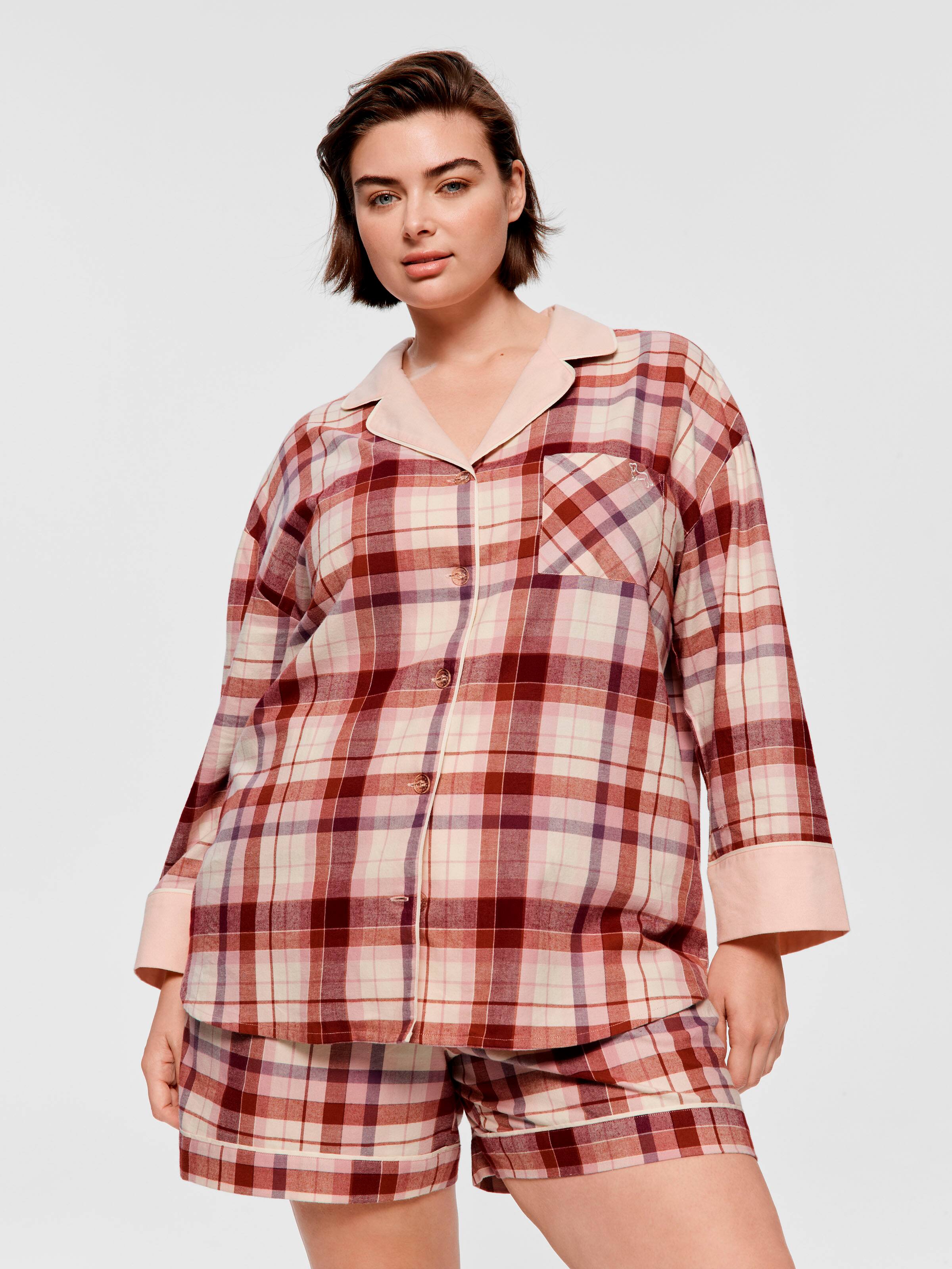 P.A. Plus Cream Check Shirt