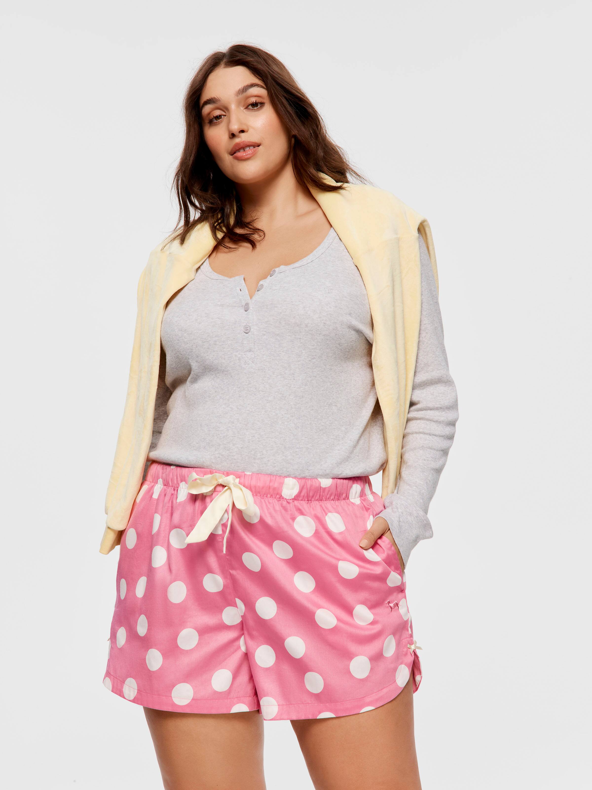 P.A. Plus Lilac Spot Fashion Short