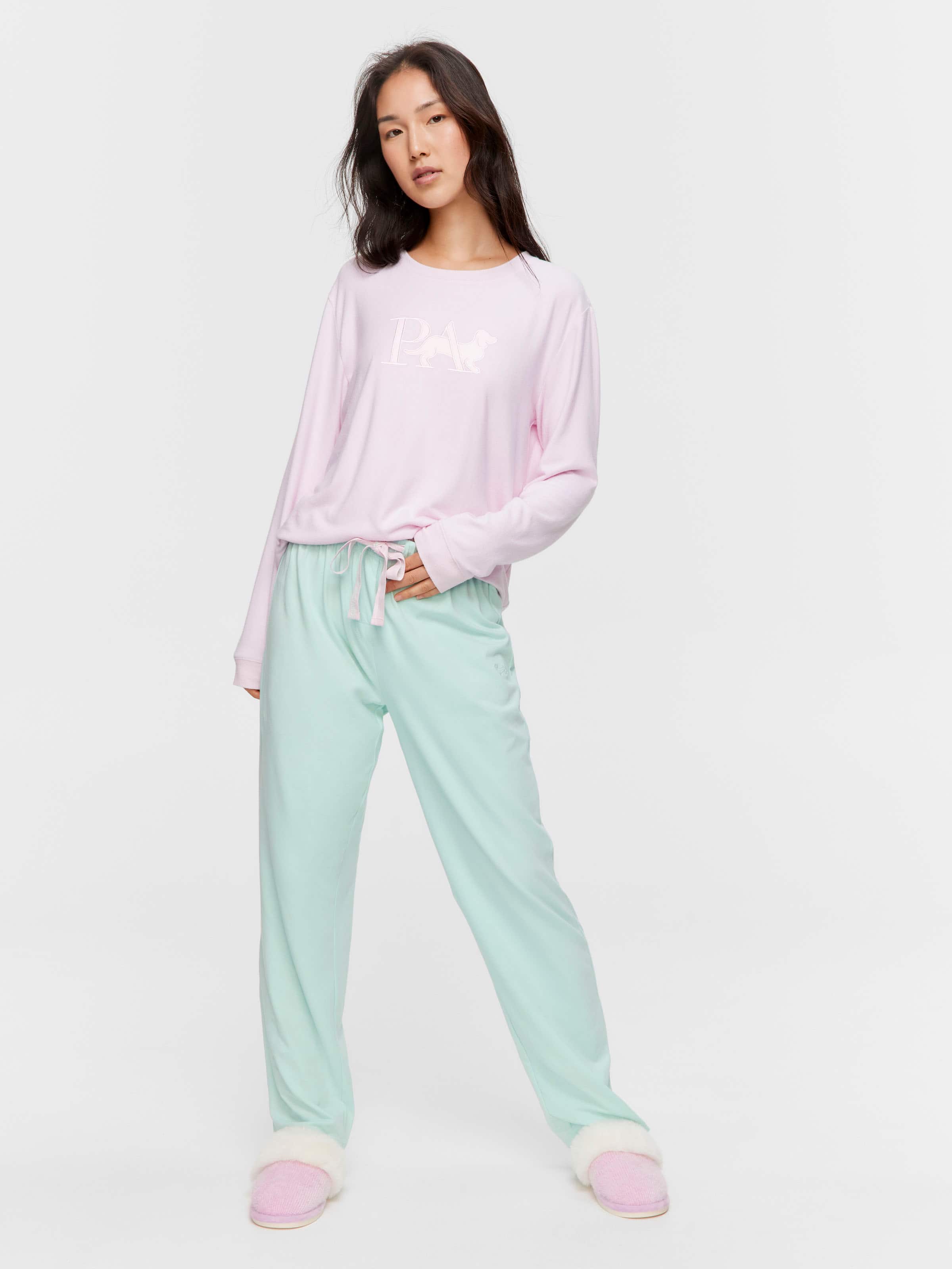 Mint Straight Leg Pj Pant
