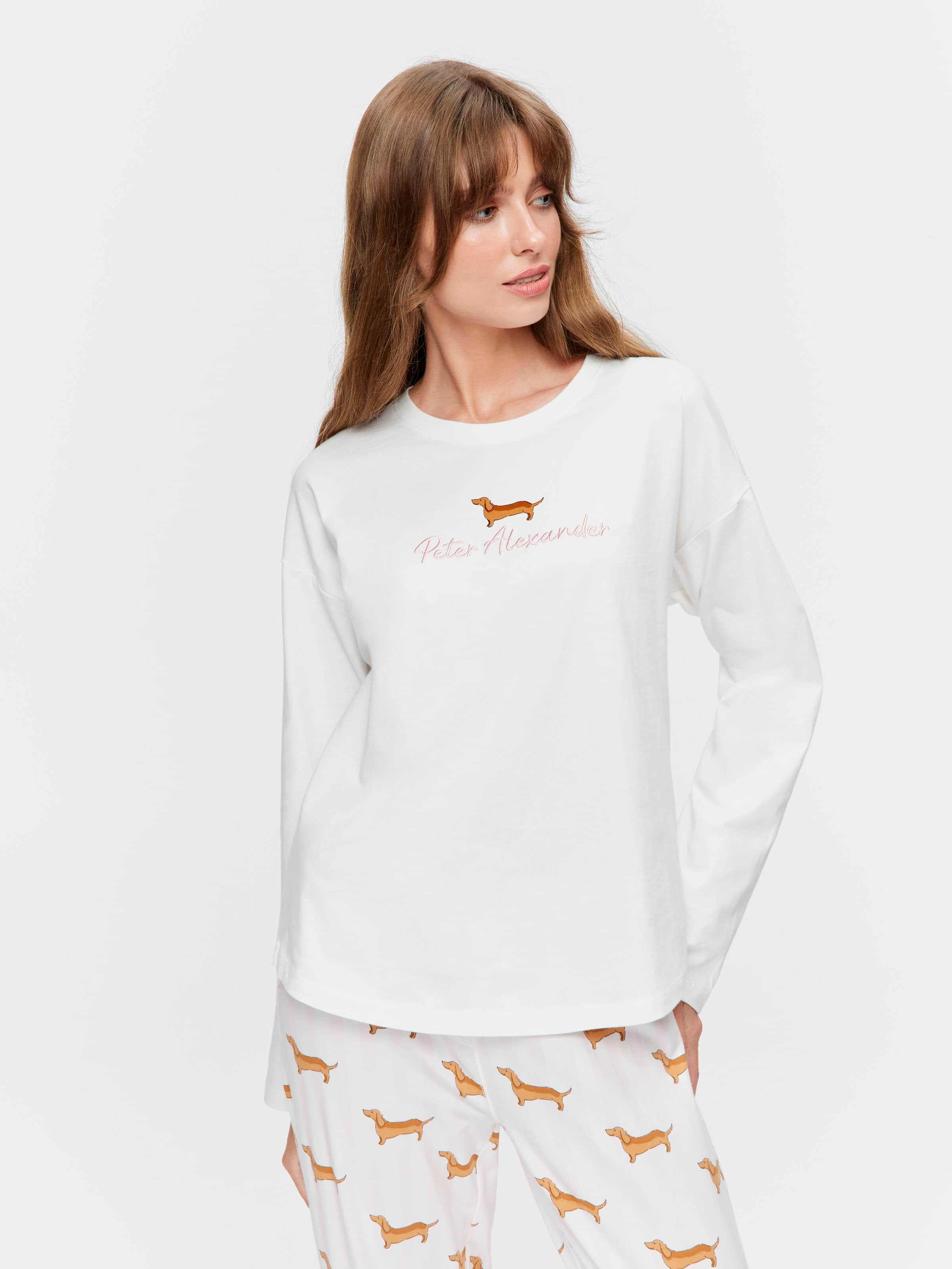 Cream Long Sleeve Top