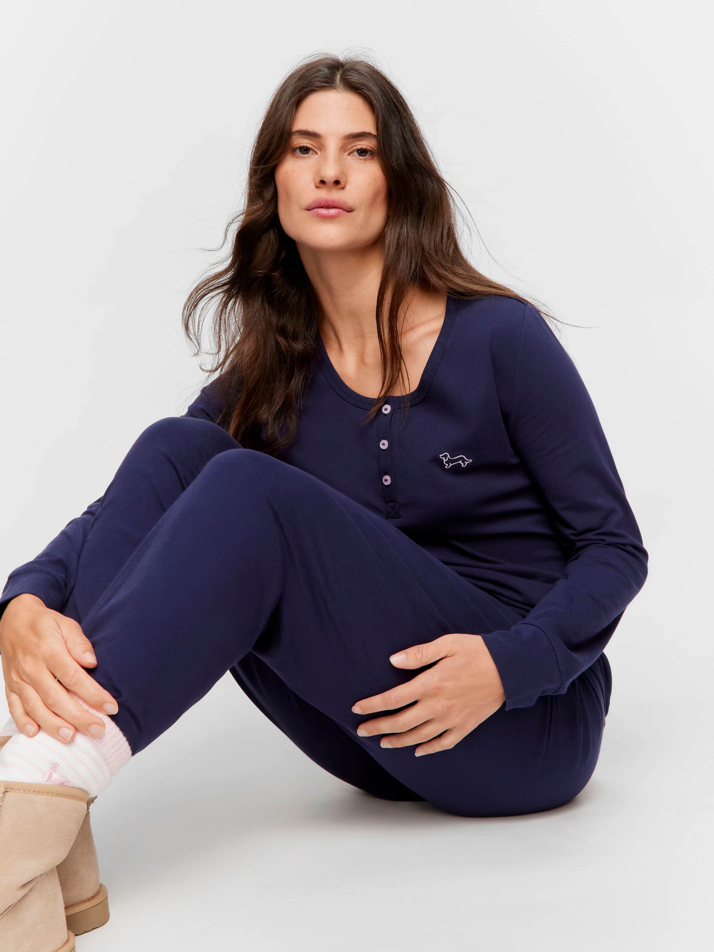 Navy Easy Pj Pant