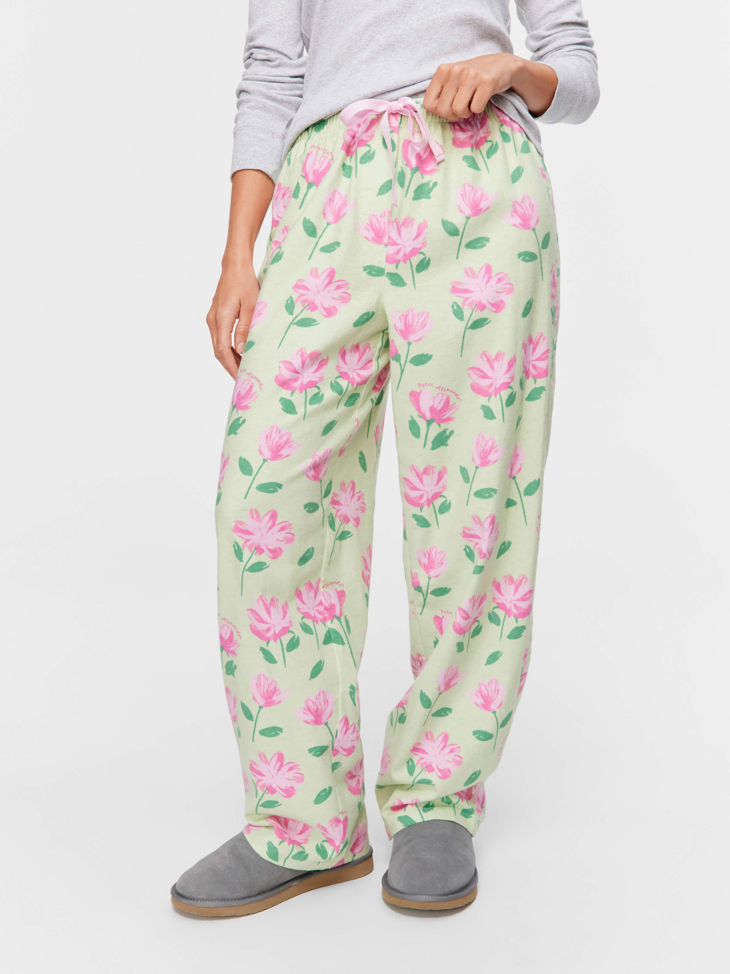 Floral Classic Flannelette Pj Pant