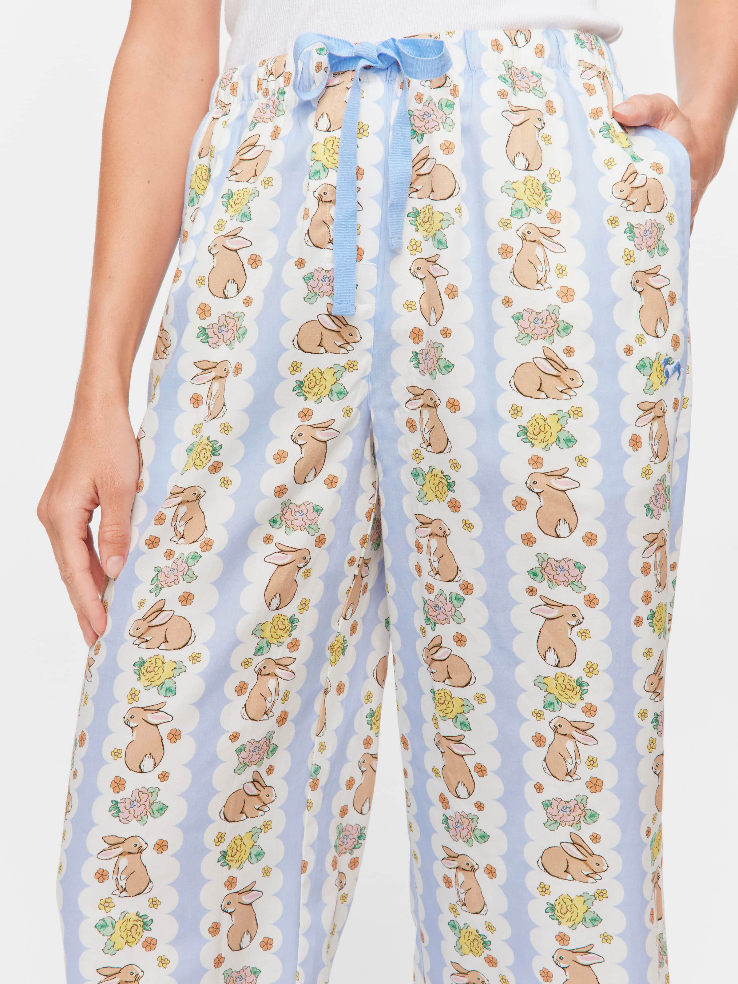 Lilac Bunny 3/4 Pj Pant