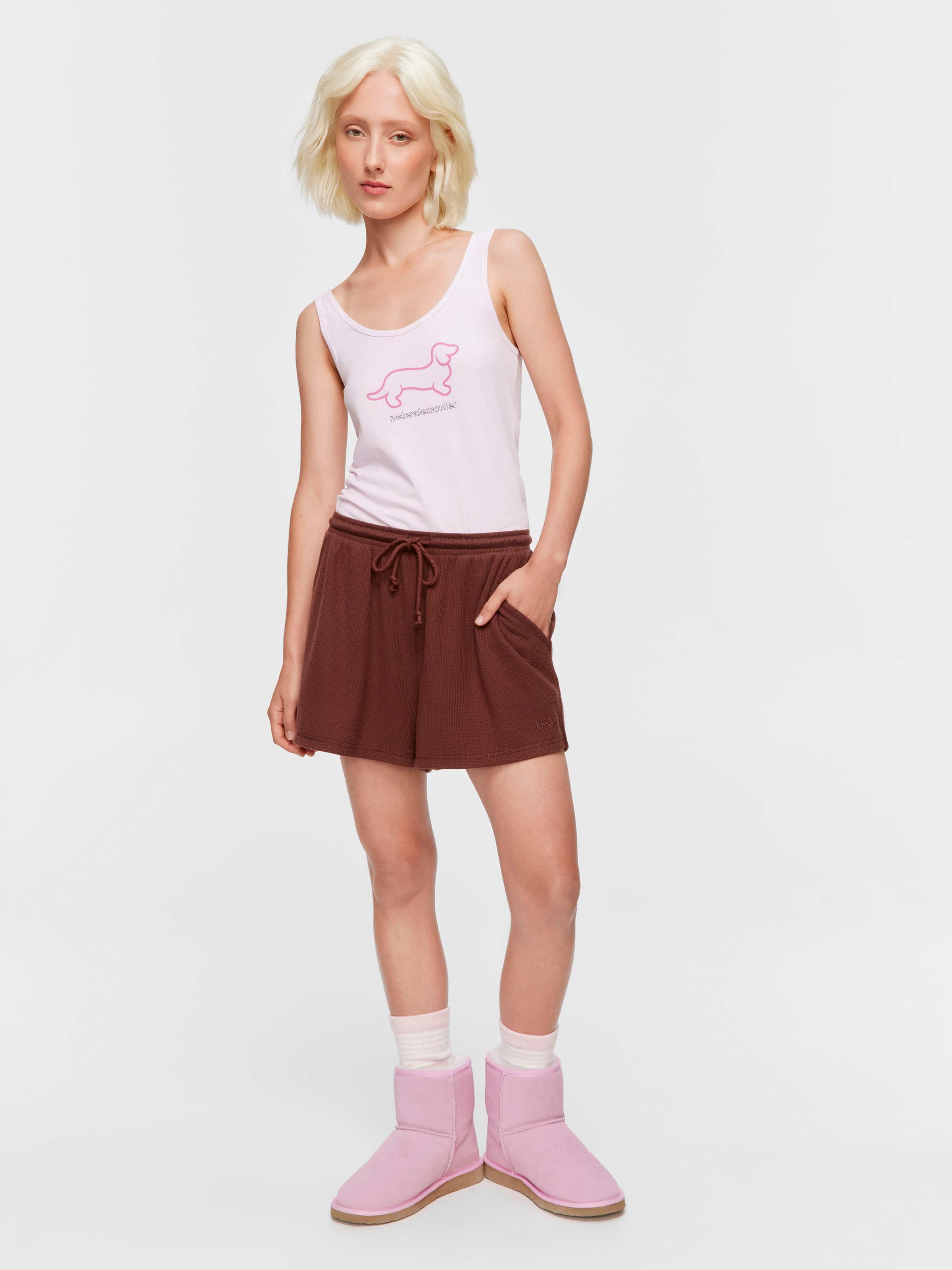 Chocolate Soft Waffle Mid Short