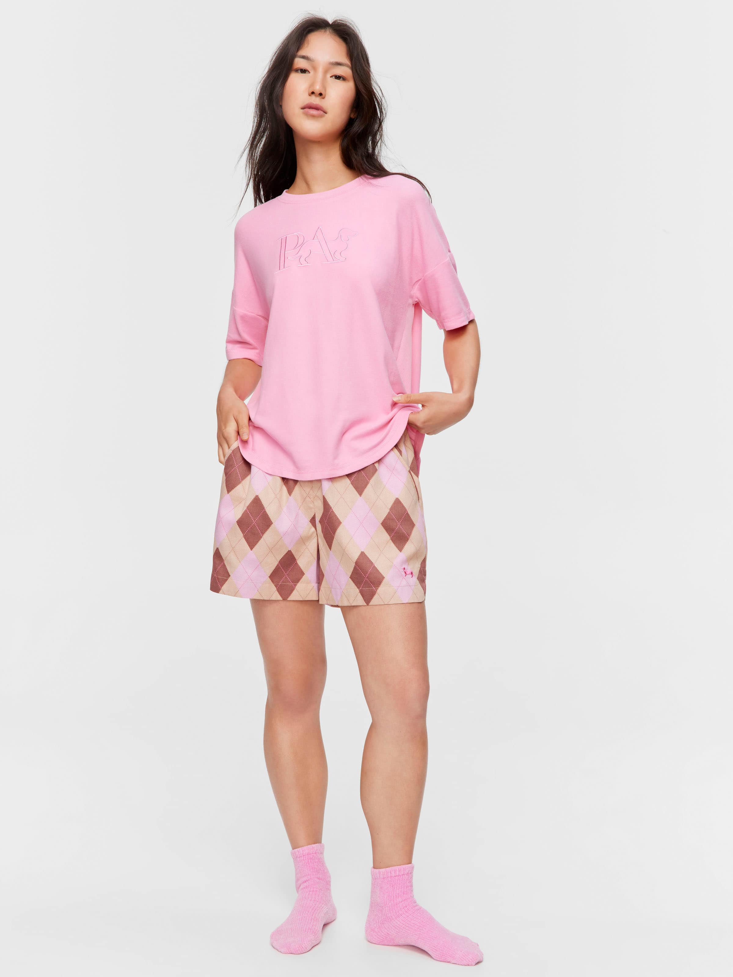 Pink Plush P.A. Tee