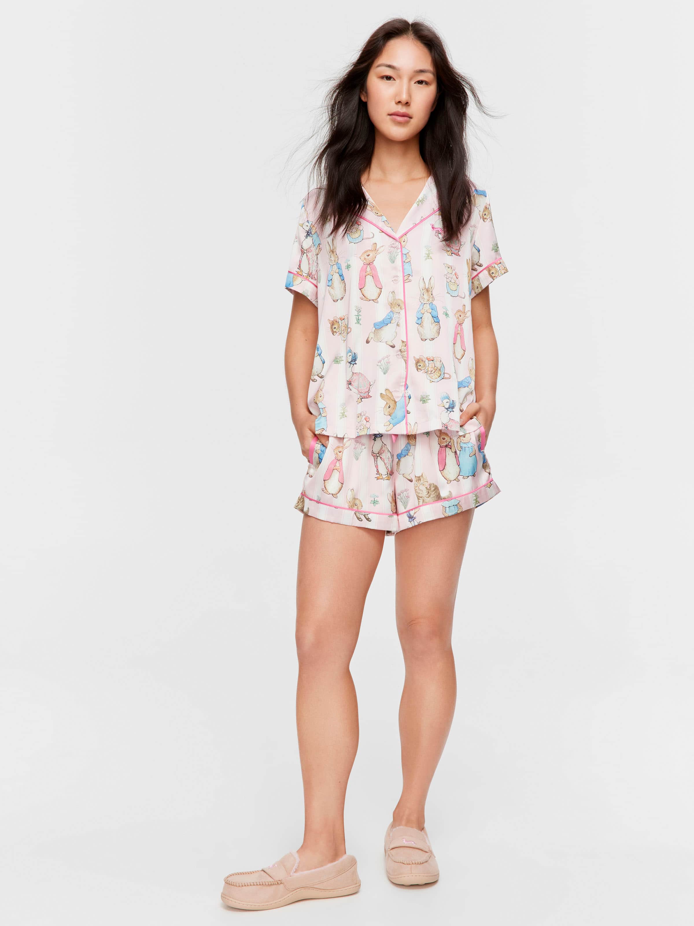 Peter Rabbit Satin Shortie Pj Set