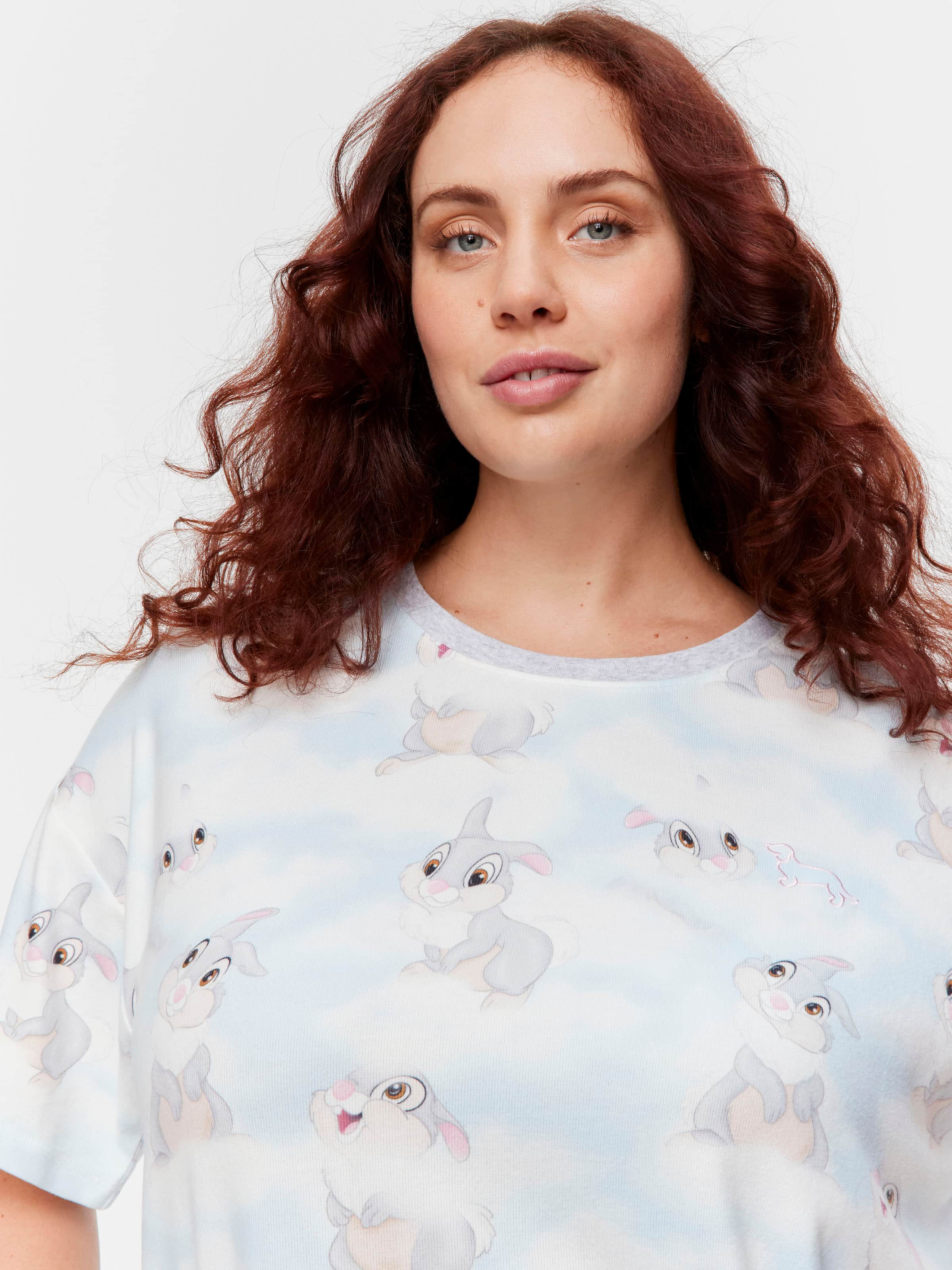 P.A. Plus Thumper Plush Shortie Pj Set
