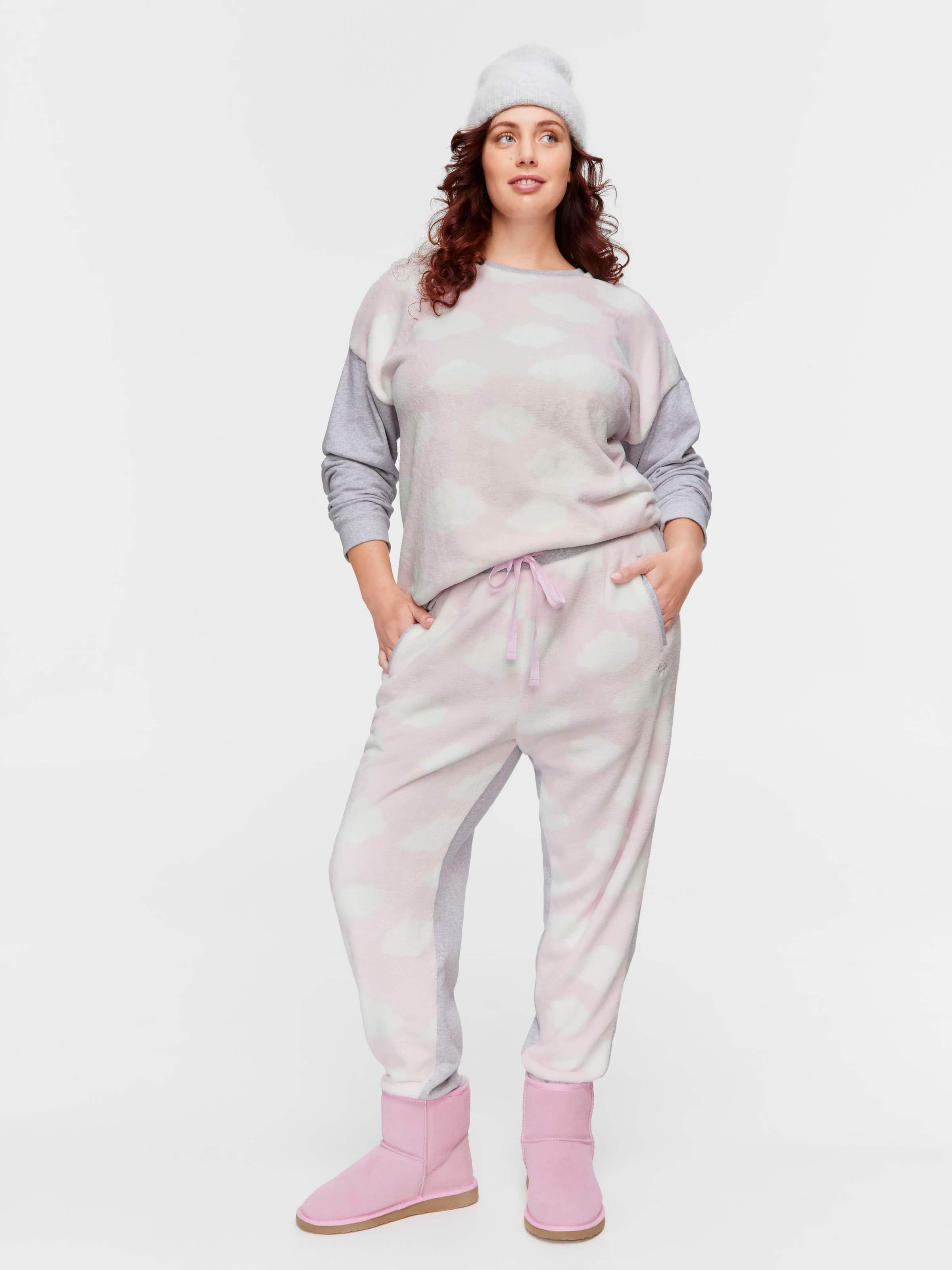 P.A. Plus Cloud Cuddle Fleece Track Pj Pant