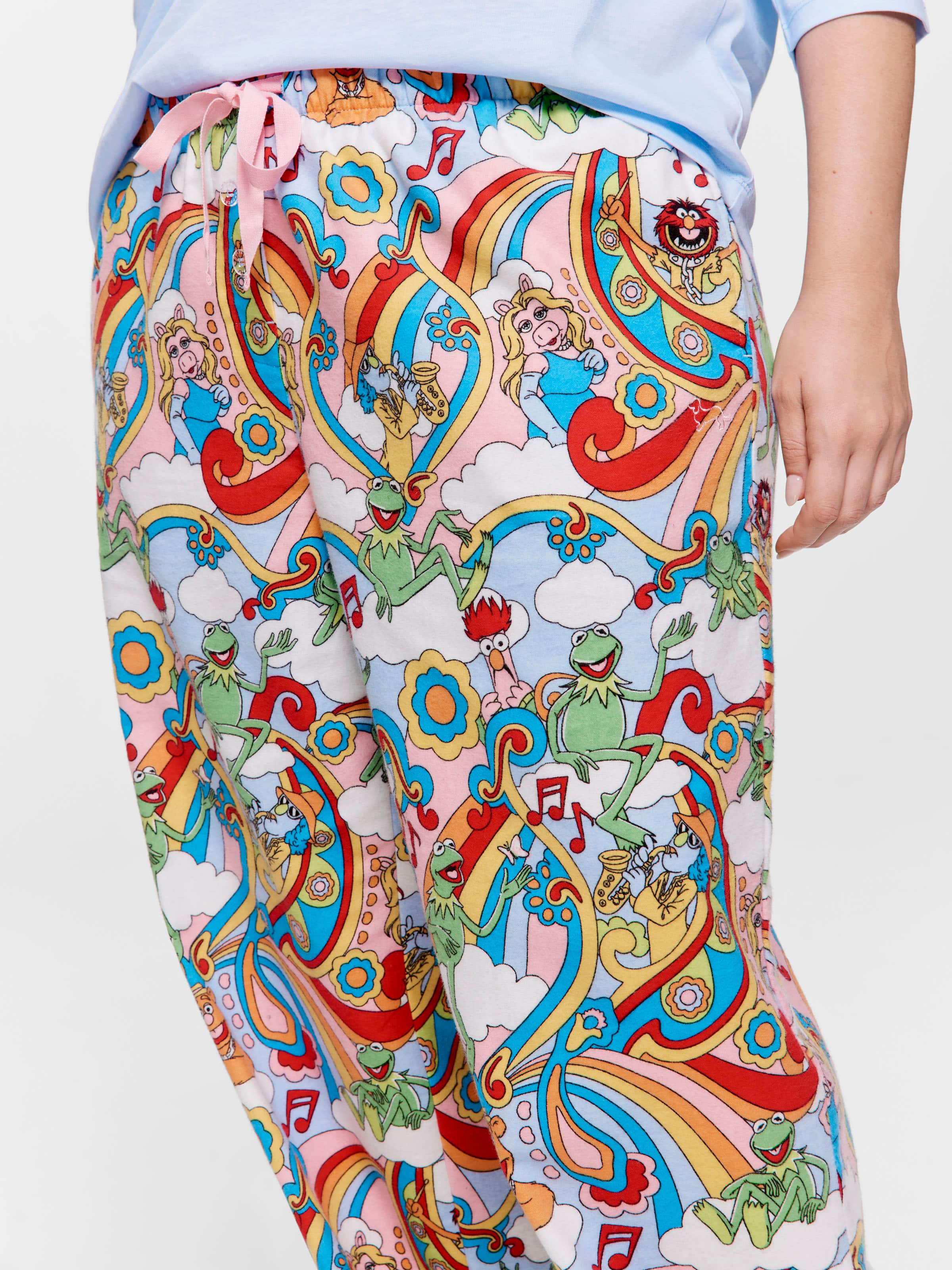 P.A. Plus The Muppets Rainbow Classic Flannelette Pj Pant