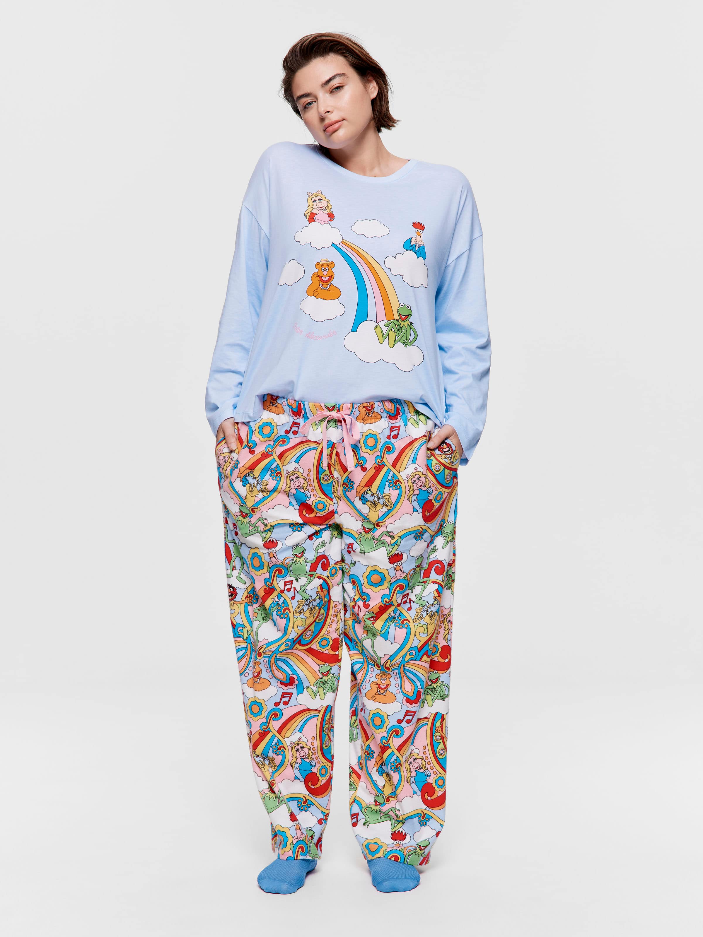 P.A. Plus The Muppets Rainbow Classic Flannelette Pj Pant