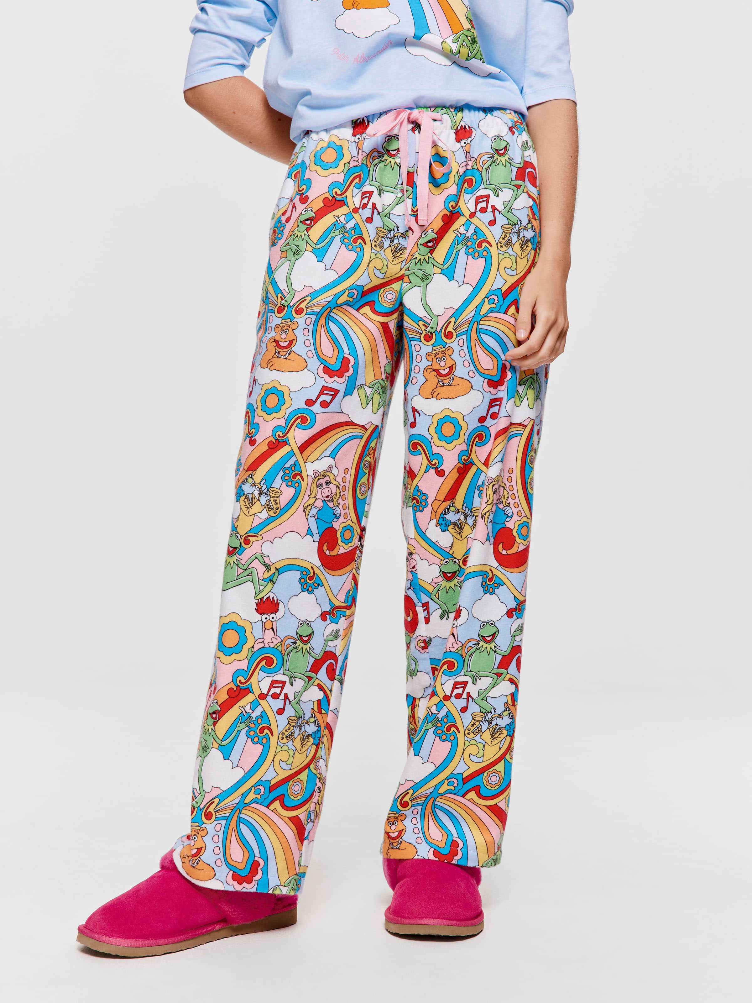 The Muppets Rainbow Classic Flannelette Pj Pant