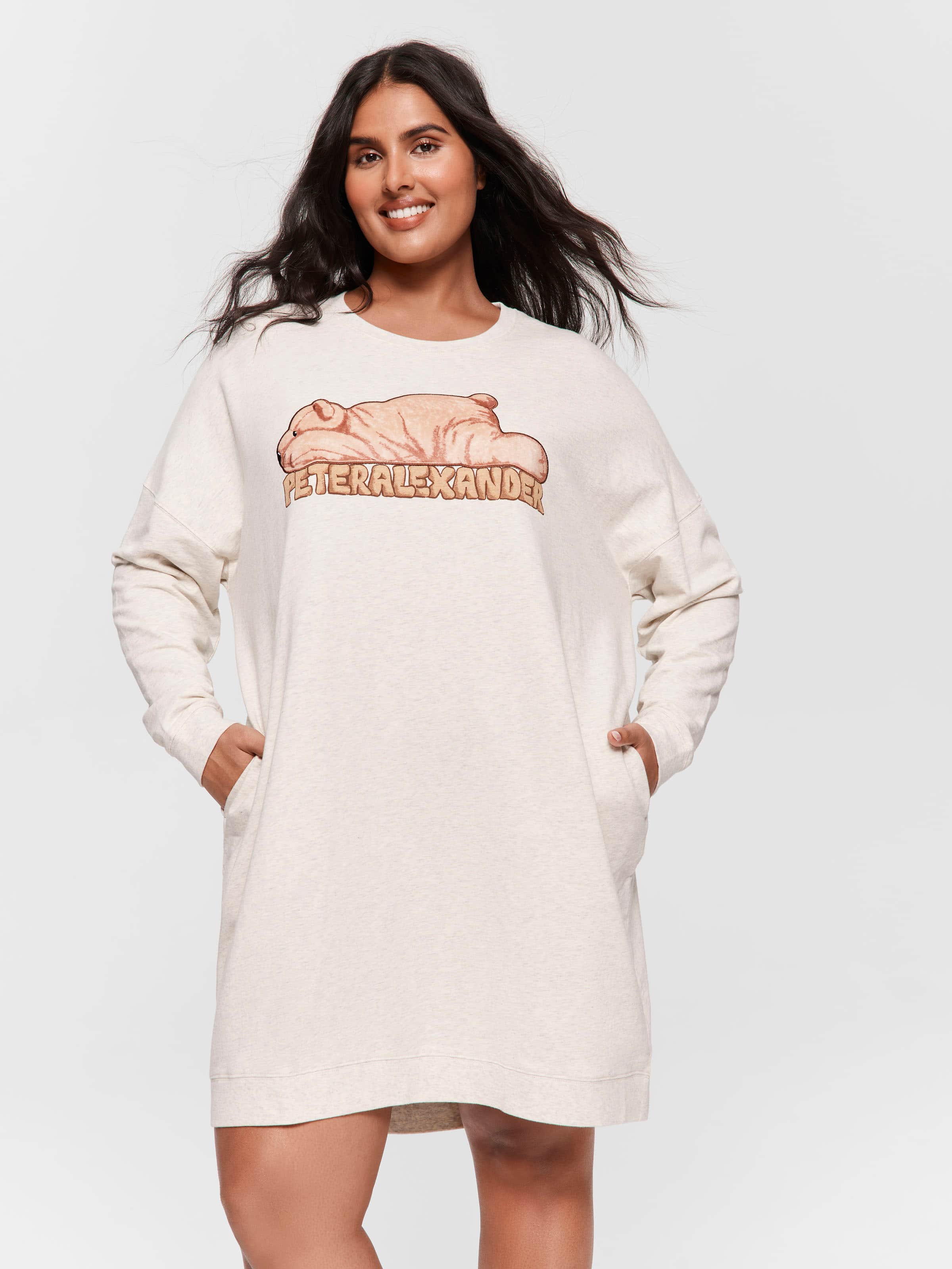 P.A. Plus Bear Long Sleeve Sweater Nightie