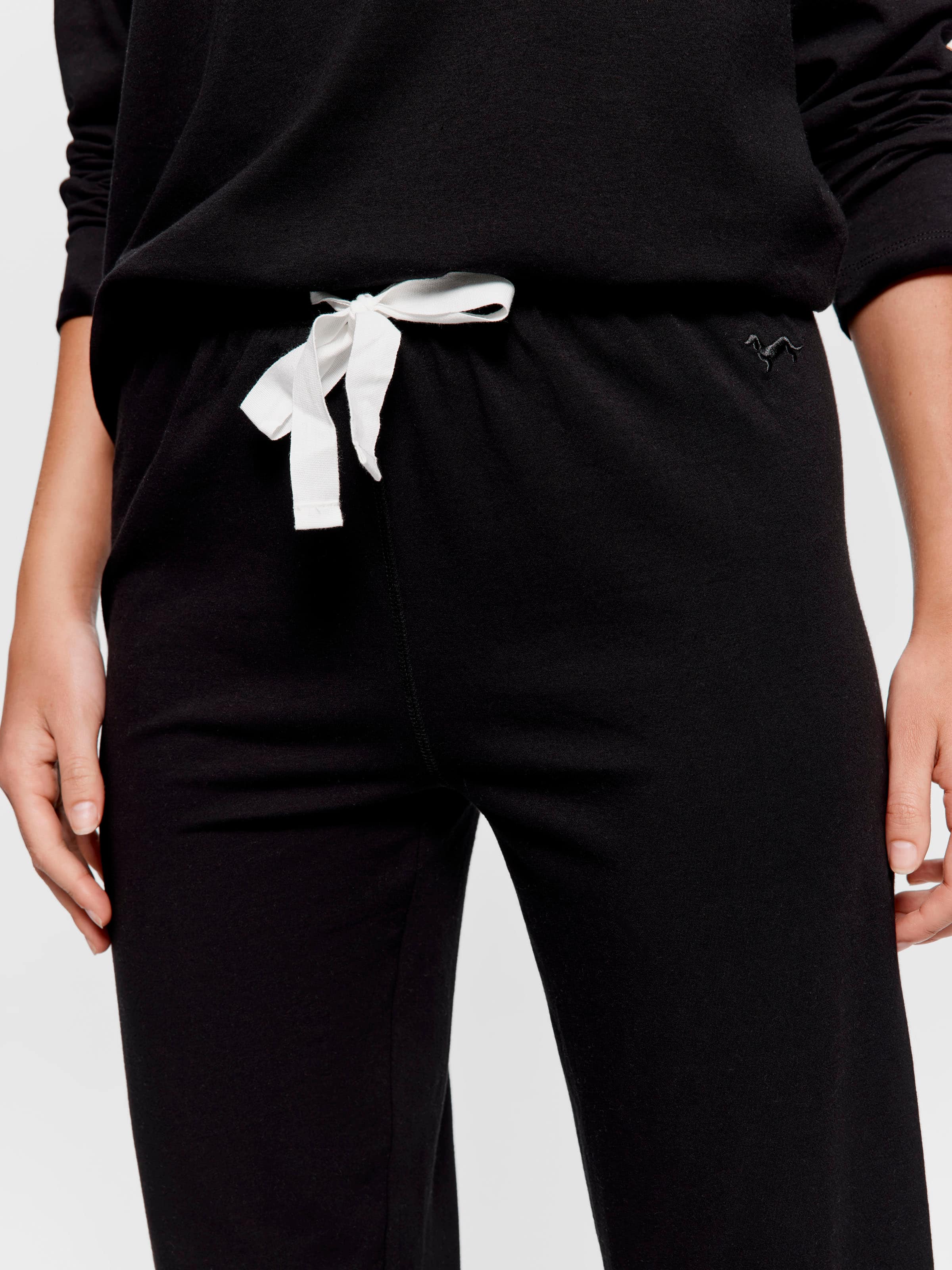 Black Easy Pj Pant